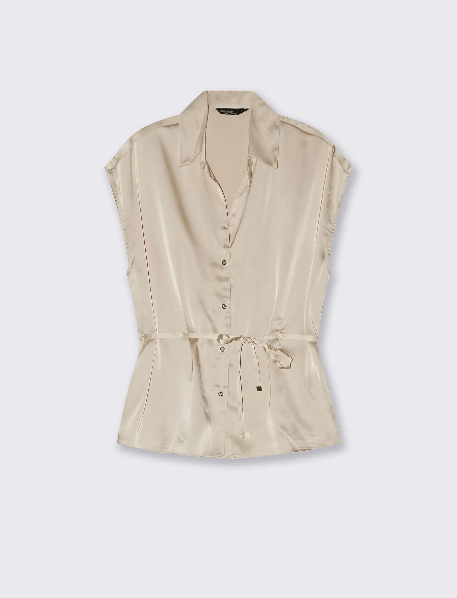 CAMICIA SATIN - Beige grano
