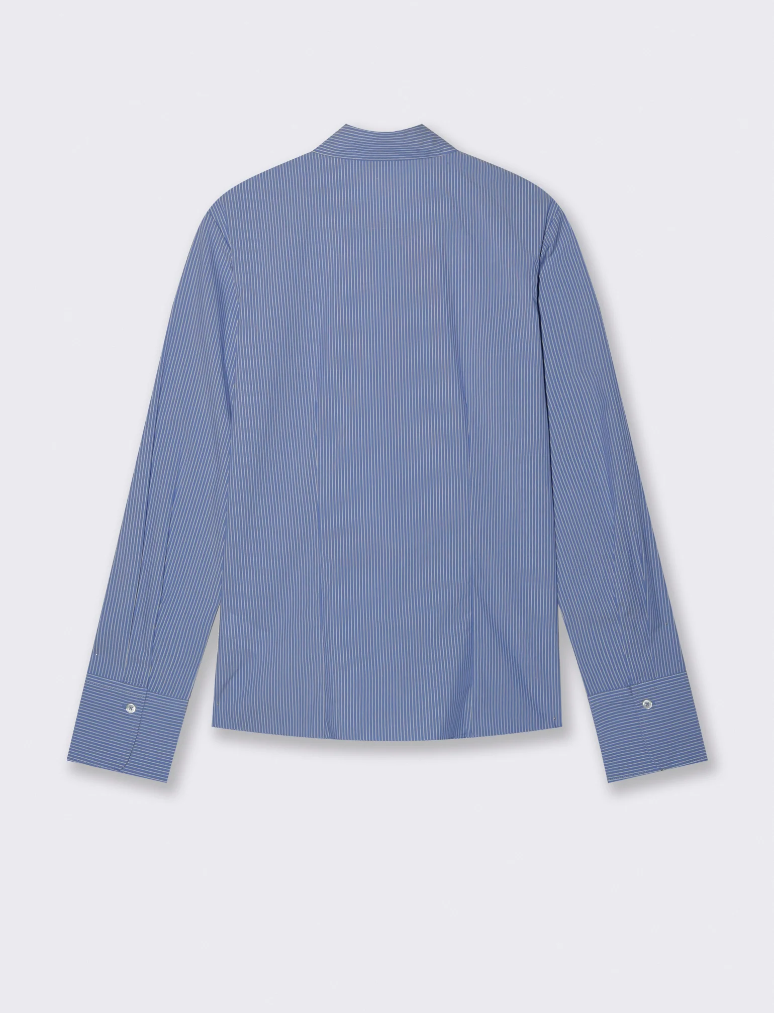 Camicia Slim in Tela Elastica - Celeste - Image 2