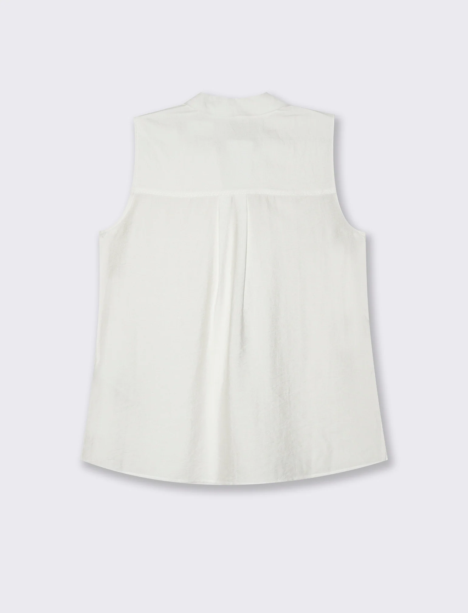 CAMICIA SMANICATA - Bianco latte - Image 3