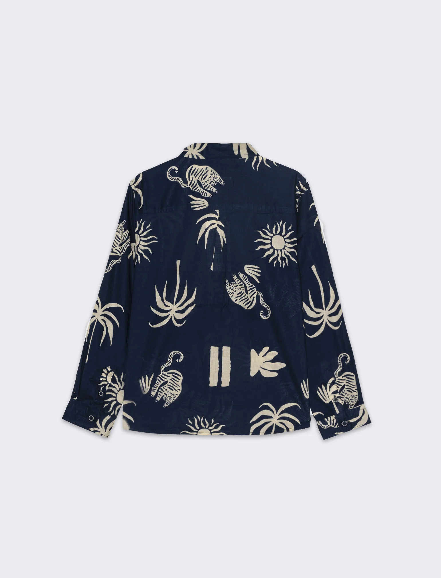 Camicia stampata da bambino - Blu - Image 2