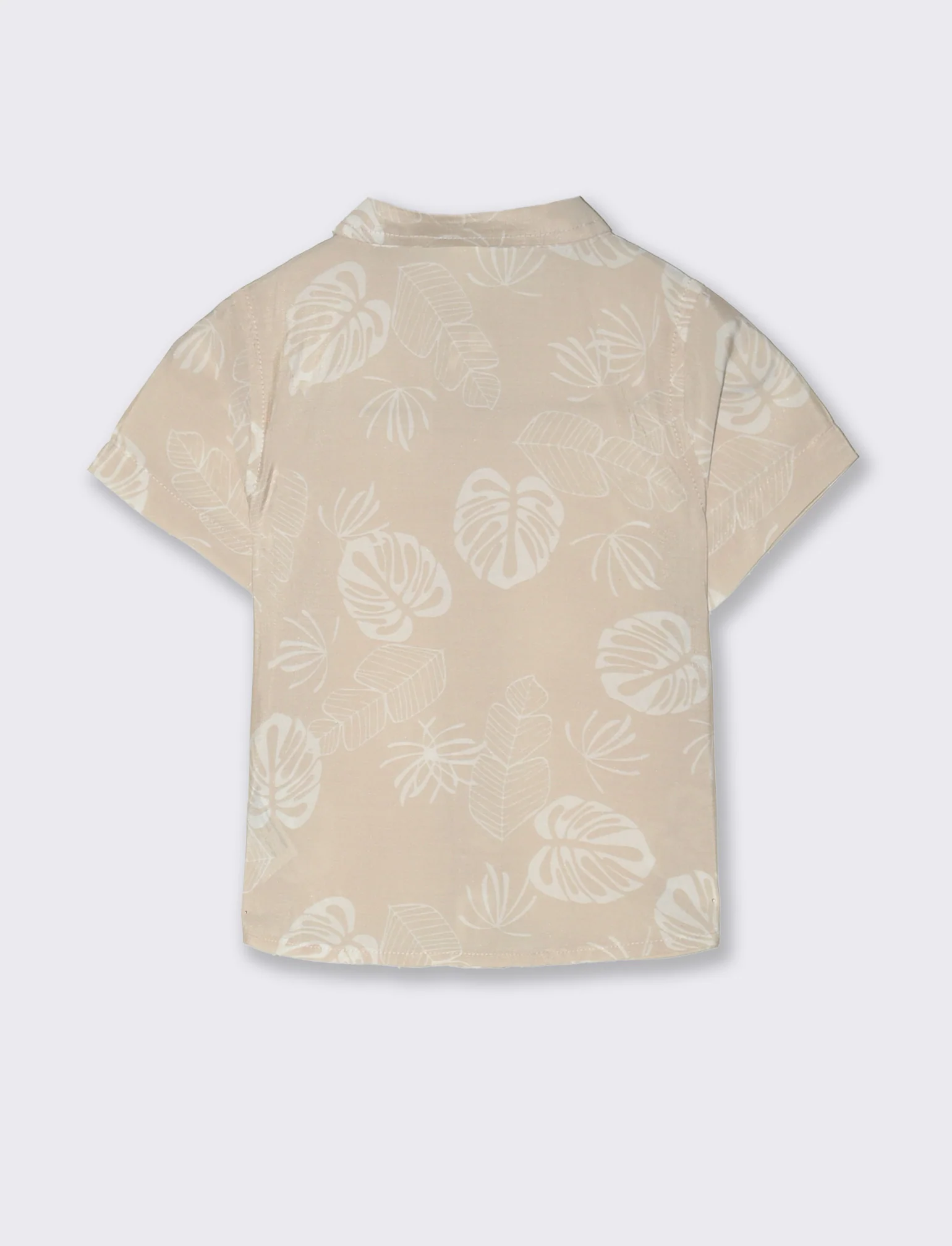 Camicia stampata da neonato - Beige - Image 2
