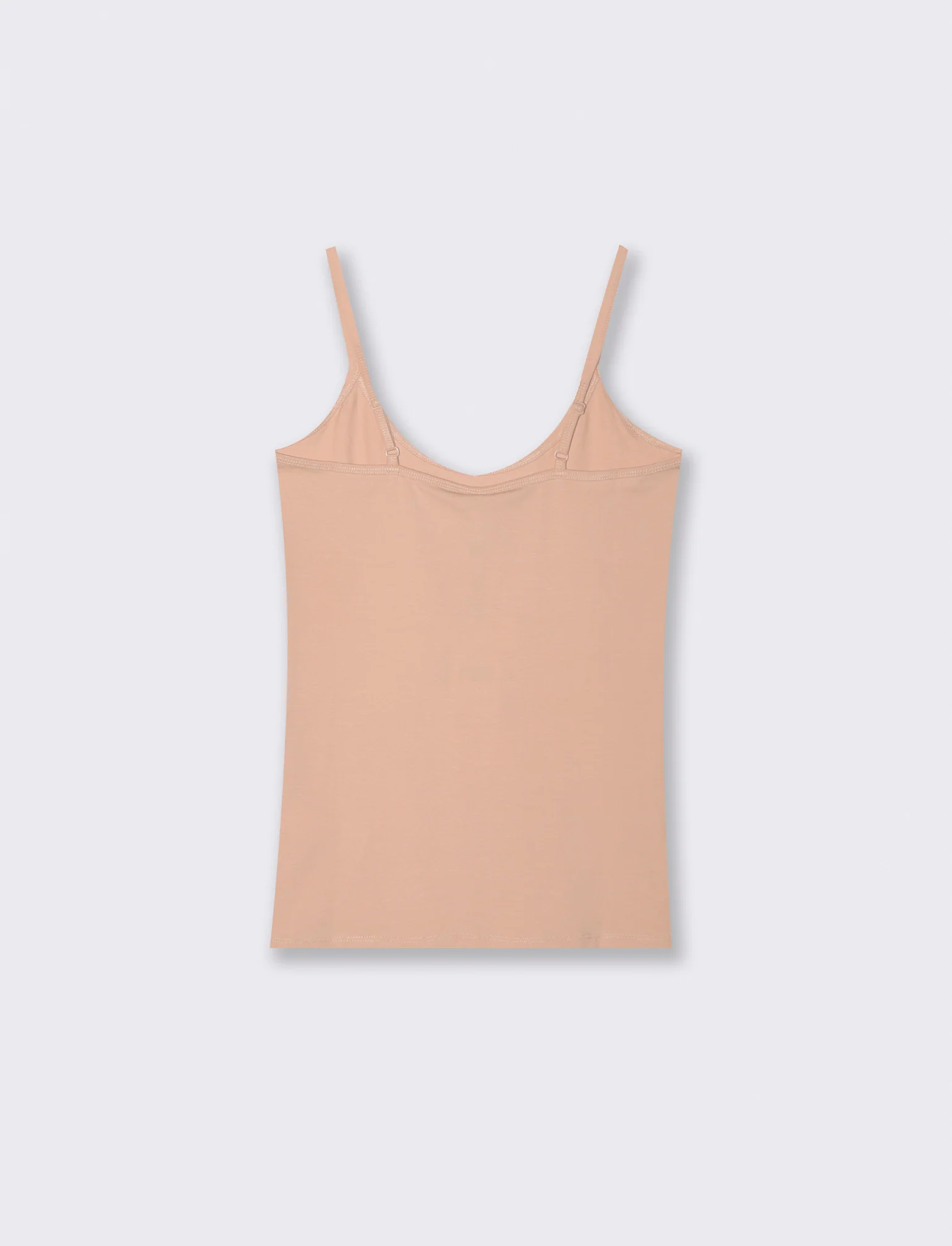 Canotta basic con spalline sottili - Rosa antico - Image 2