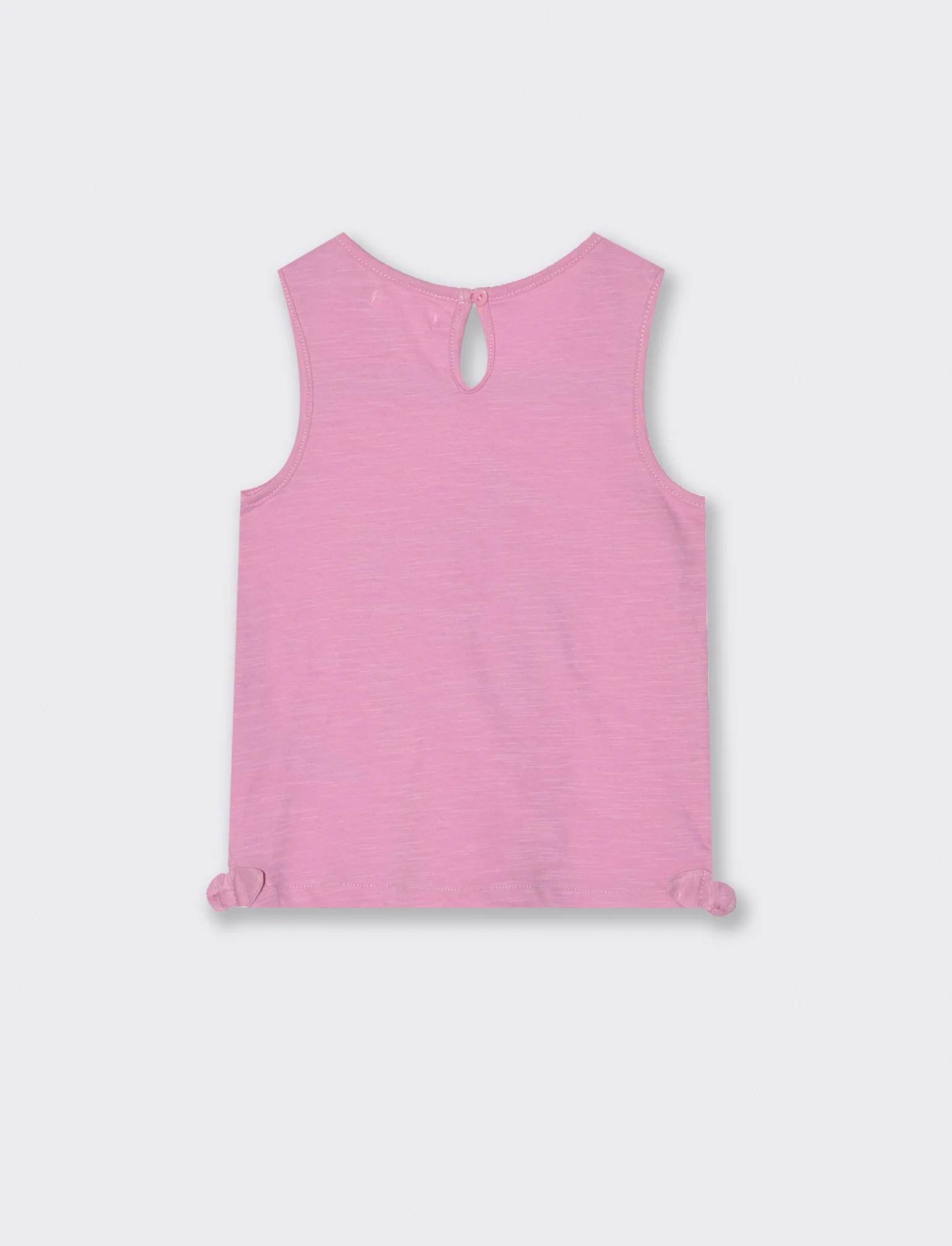 Canotta con fiocchetti da neonata - Rosa - Image 2