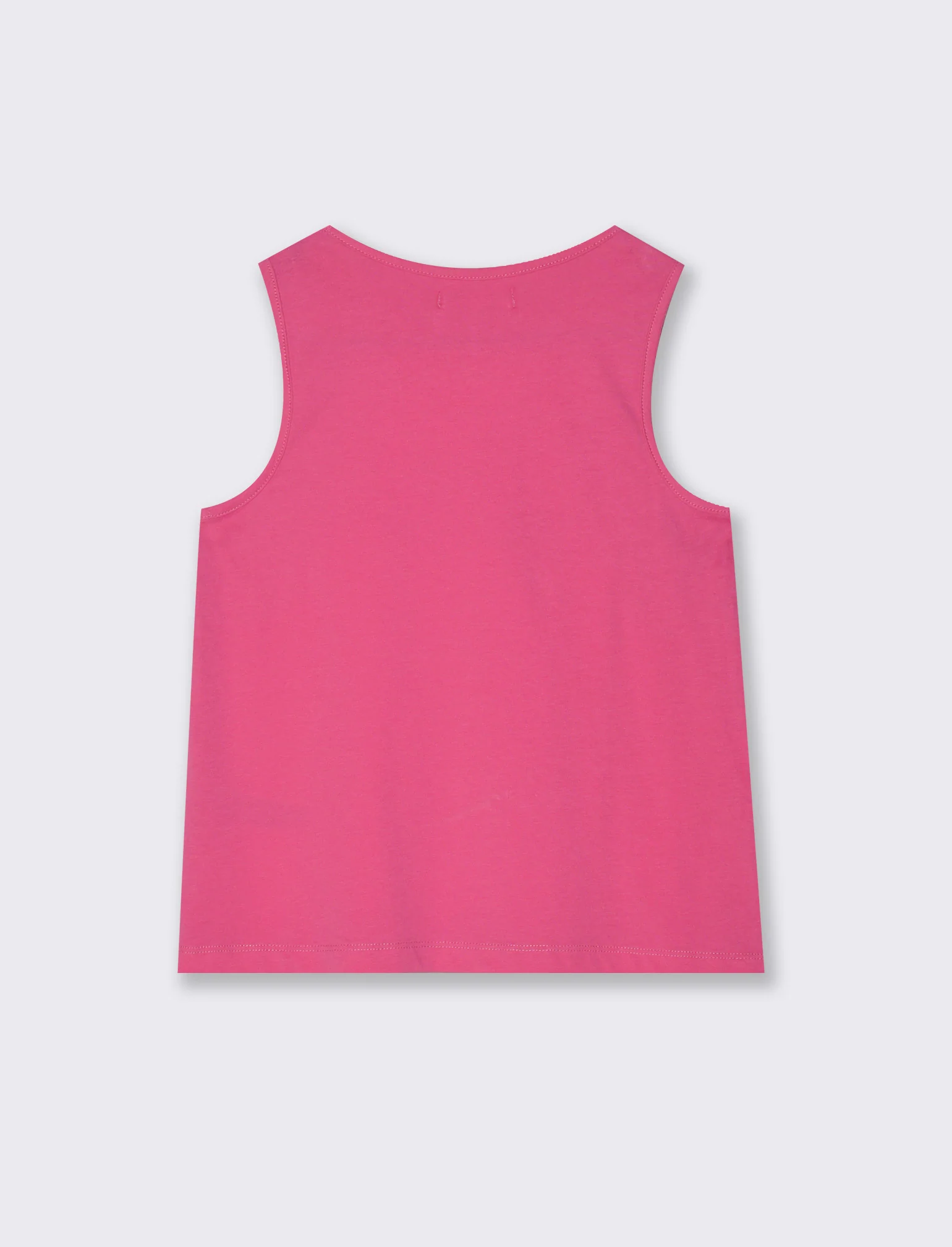 Canotta con rouches da bambina - Fuxia - Image 2