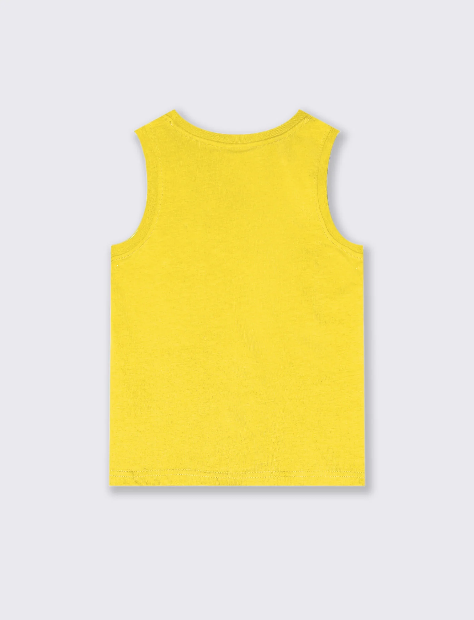 Canotta con stampe personaggi da bambino - Giallo - Image 2