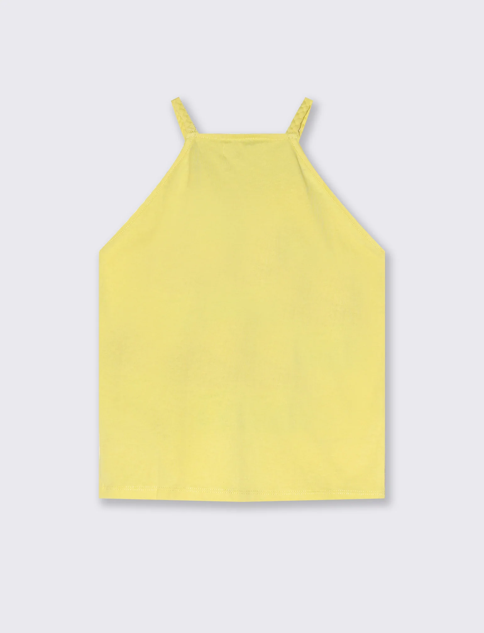 Canotta da bambina con stampa - Giallo limone - Image 2