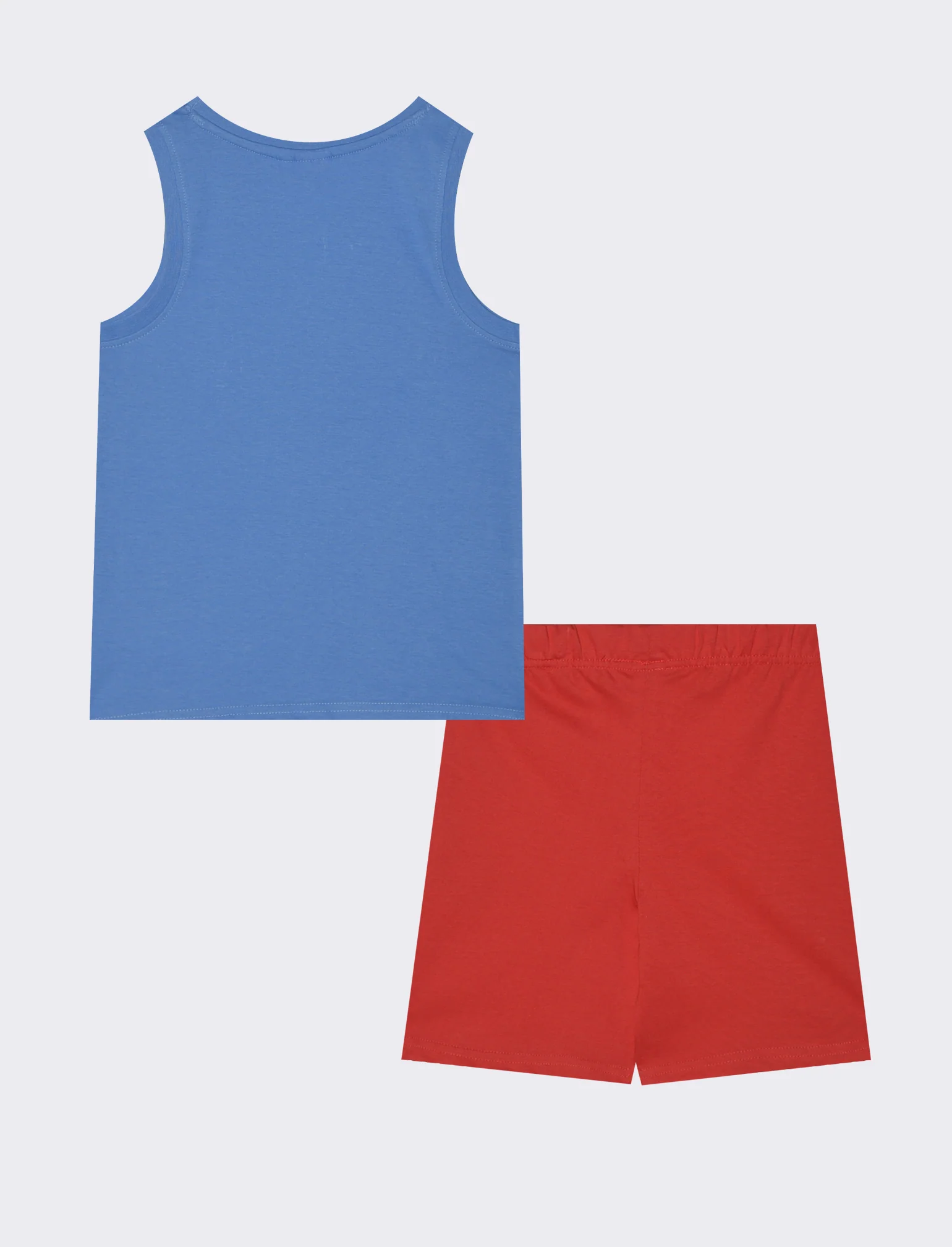 Canotta e short in cotone Spiderman - Blu oceano - Image 4