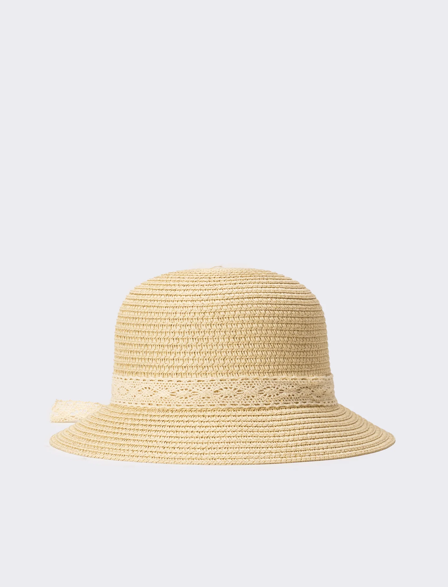 Cappello bambina con fiori - Blu - Image 2