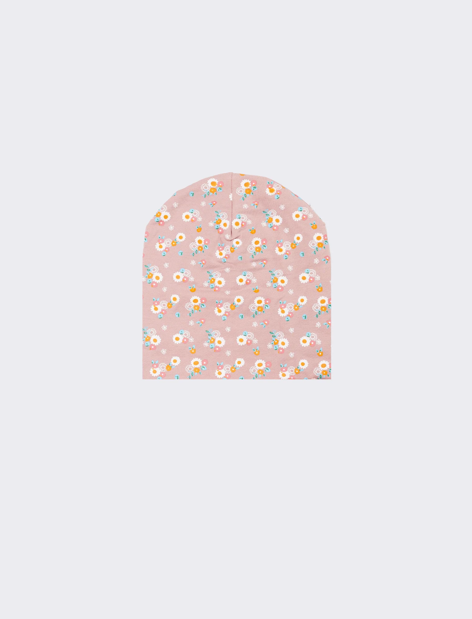 Cappello bambina con stampa fiorellini - Rosa