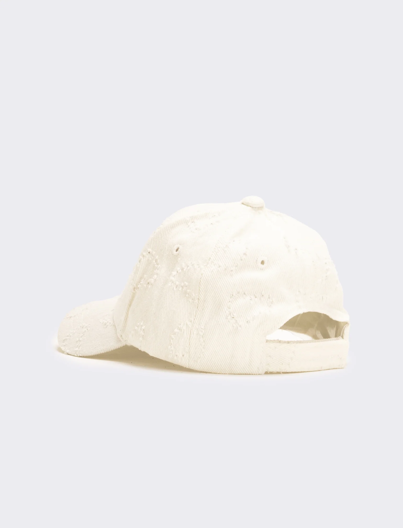 Cappello bambina cuori denim - Bianco - Image 2