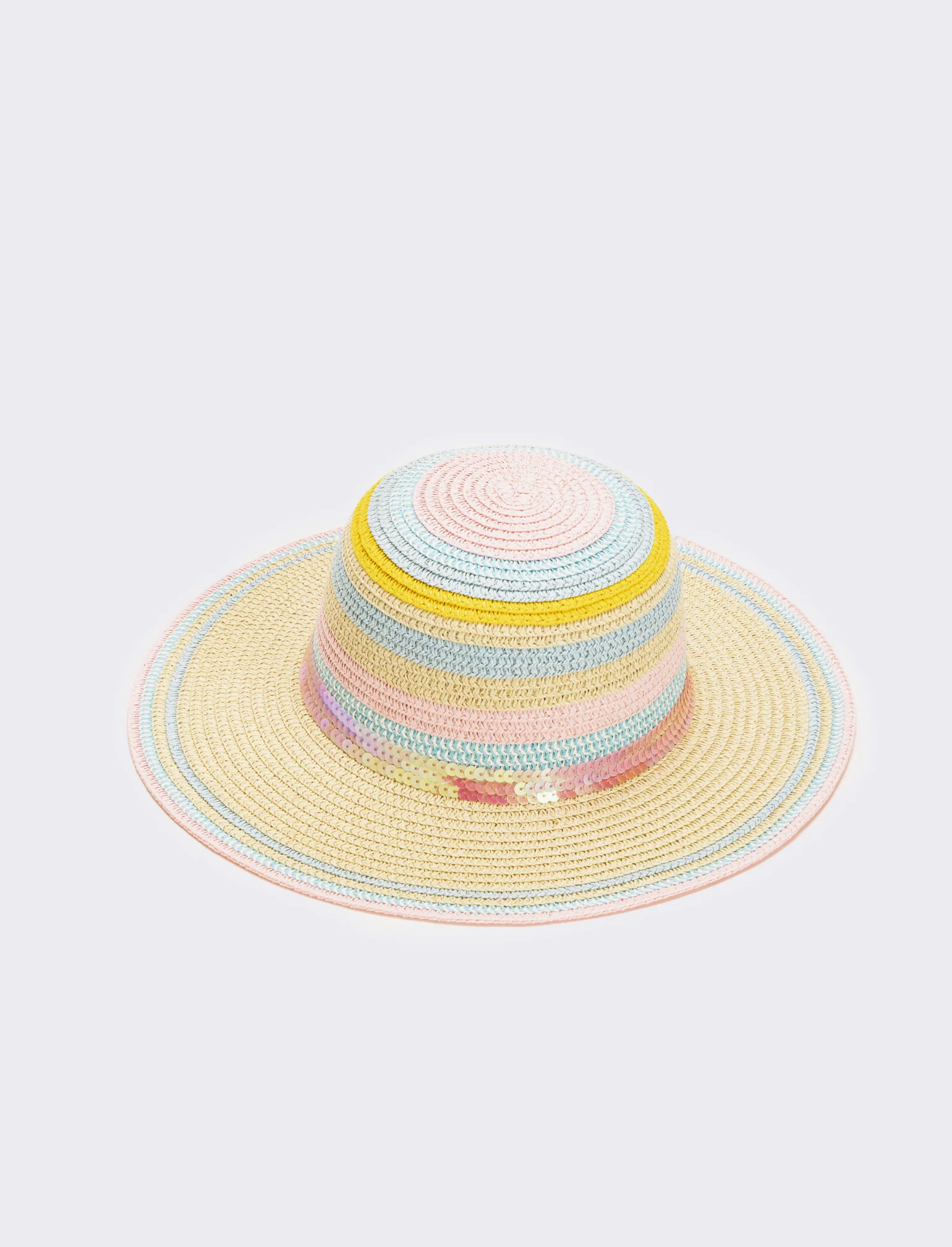 Cappello bambina falda larga con pailletes - Rosa - Image 2