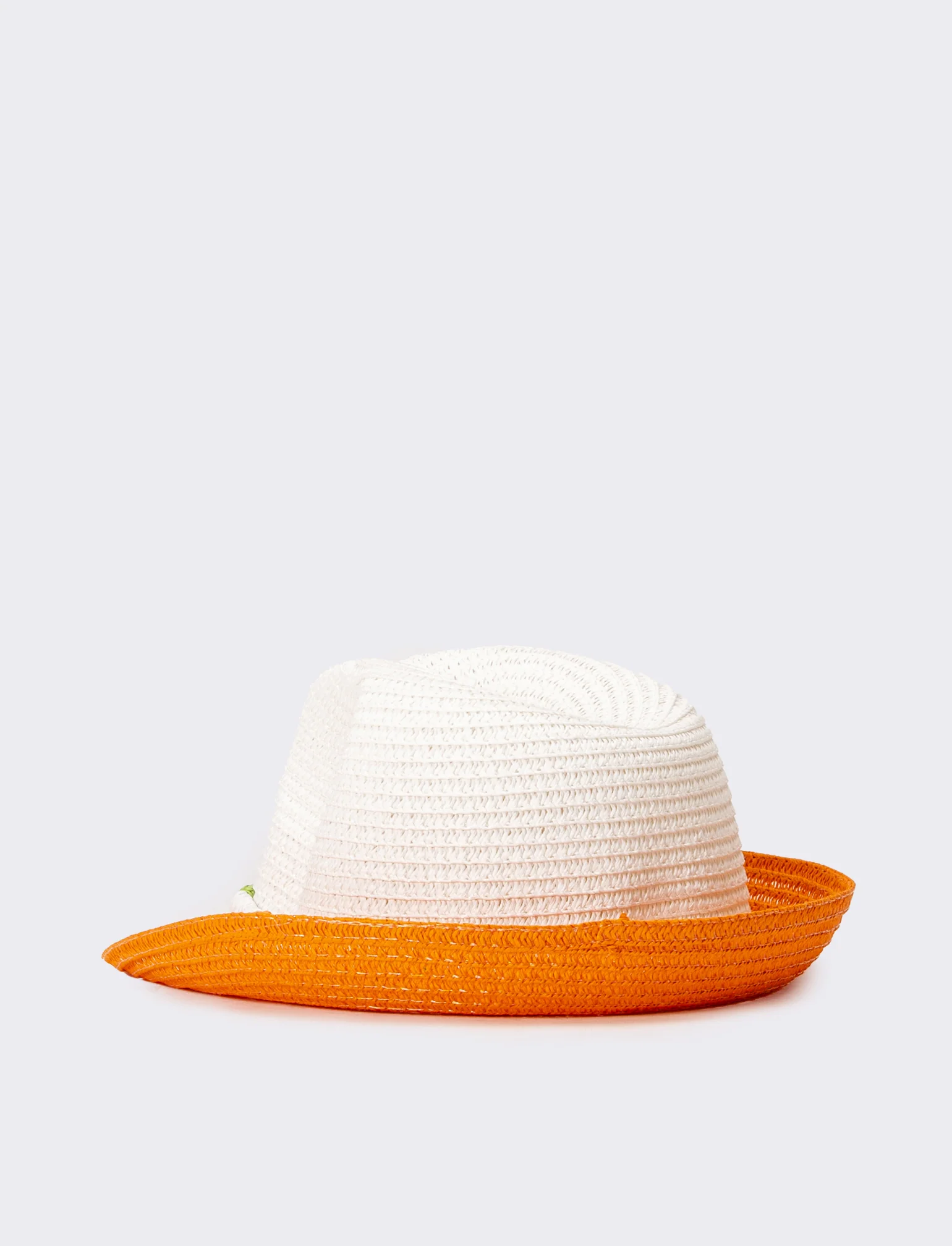 Cappello bambino falda bicolor - Arancio - Image 2