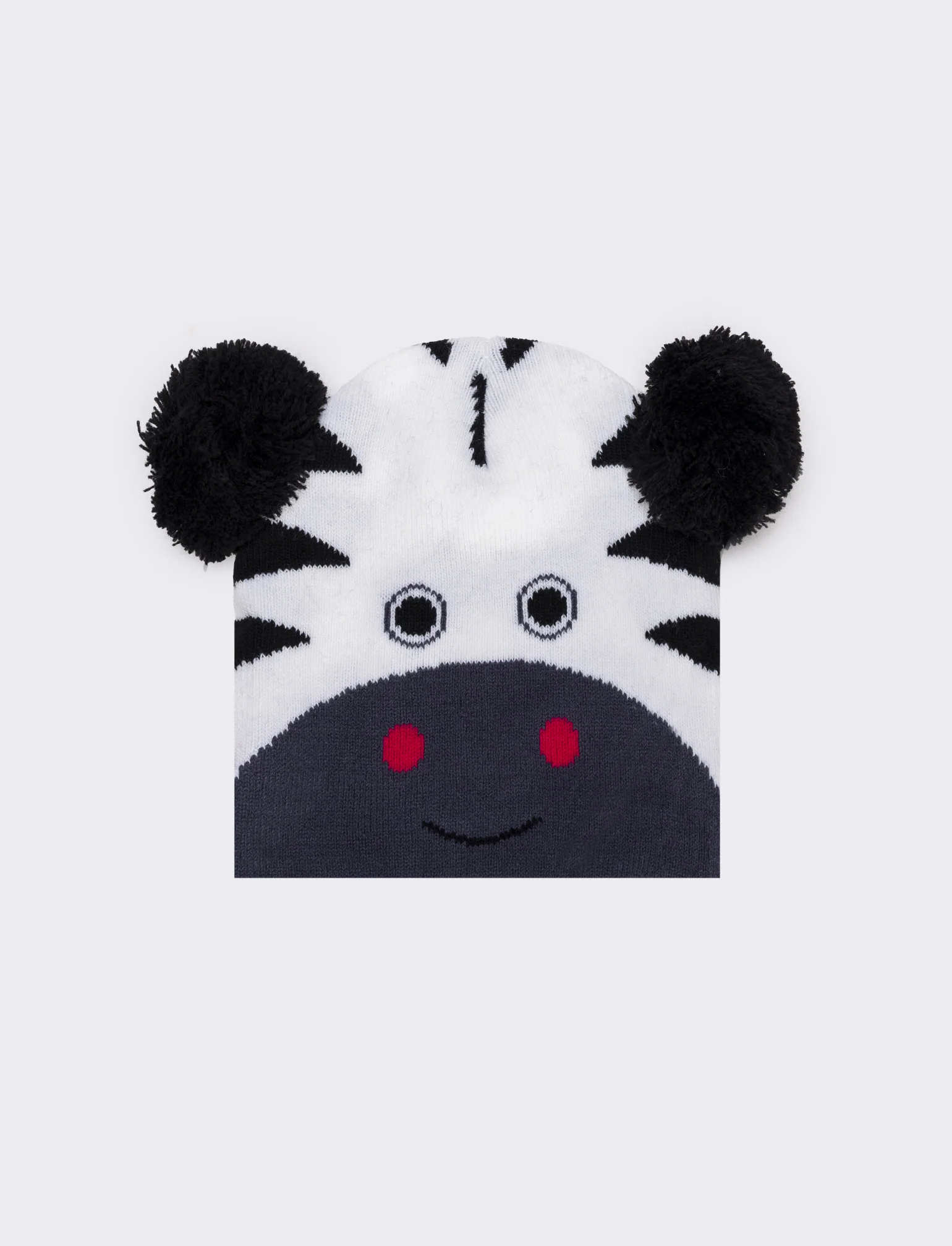 Cappello bambino stampa animali - Bianco-nero