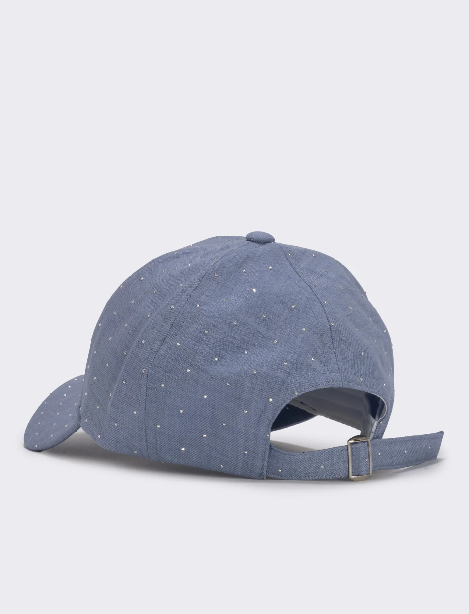 Cappello baseball con strass - Denim - Image 2
