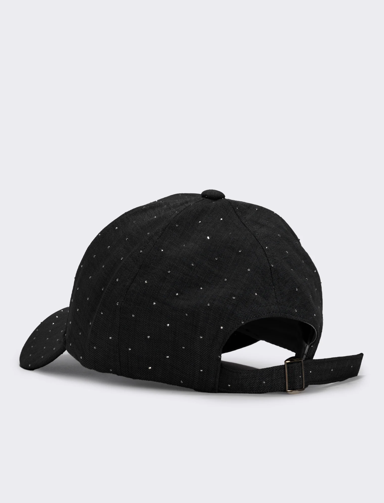 Cappello baseball con strass - Nero - Image 2