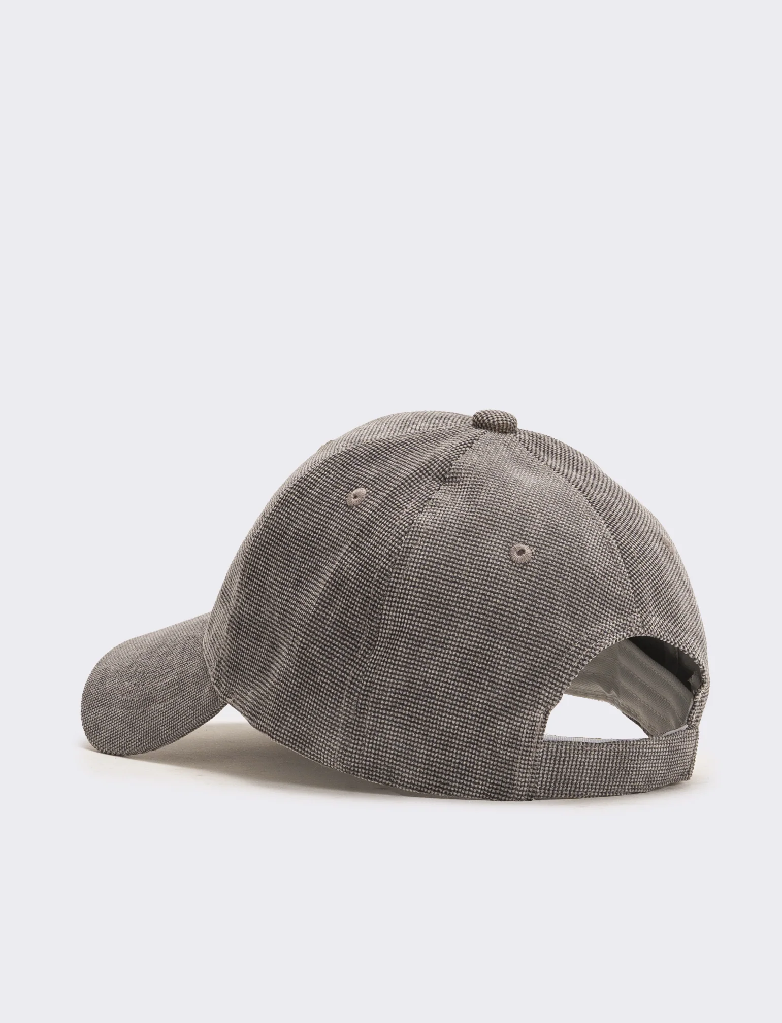 Cappello baseball in maglia uomo - Grigio - Image 2