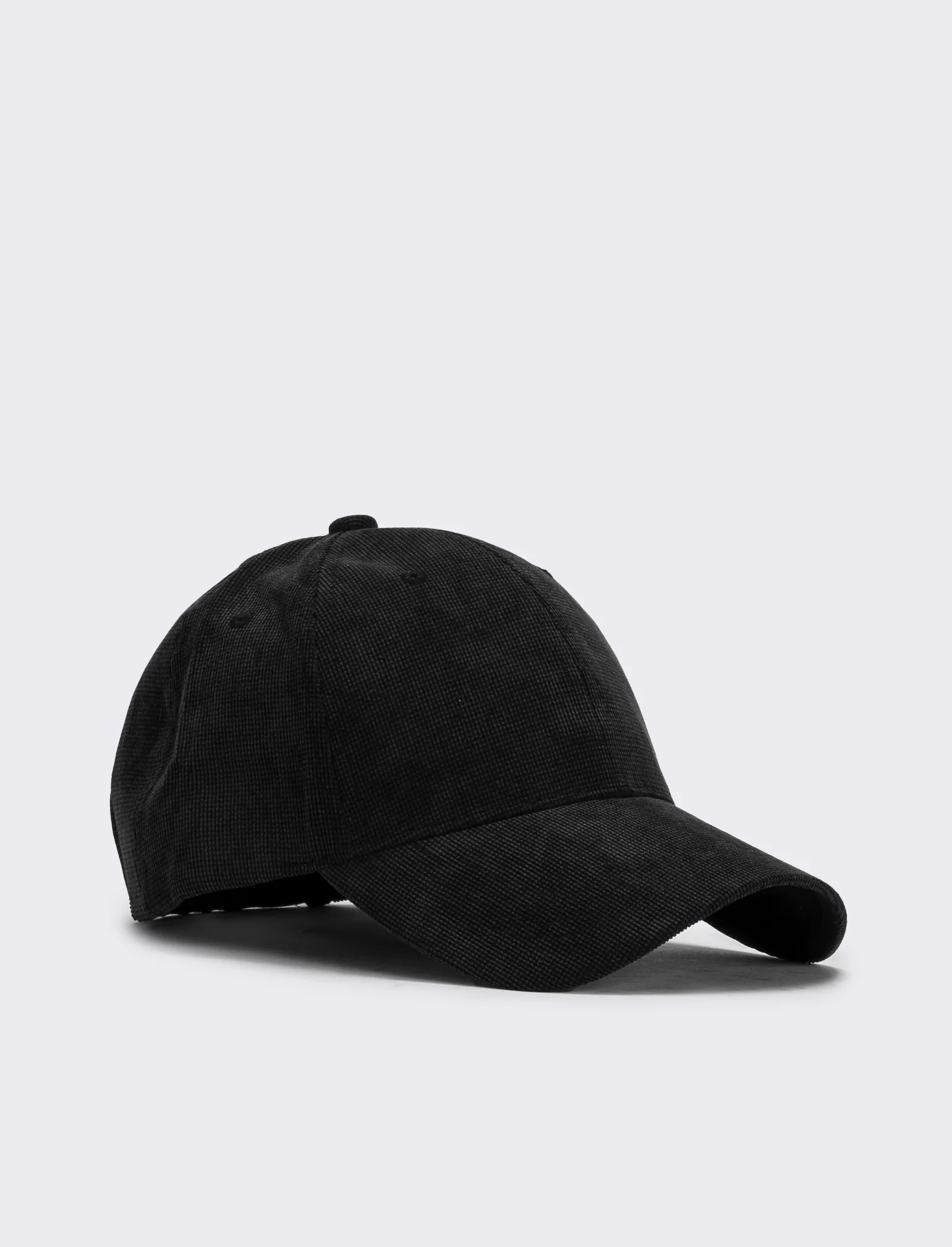 Cappello baseball in maglia uomo - Nero