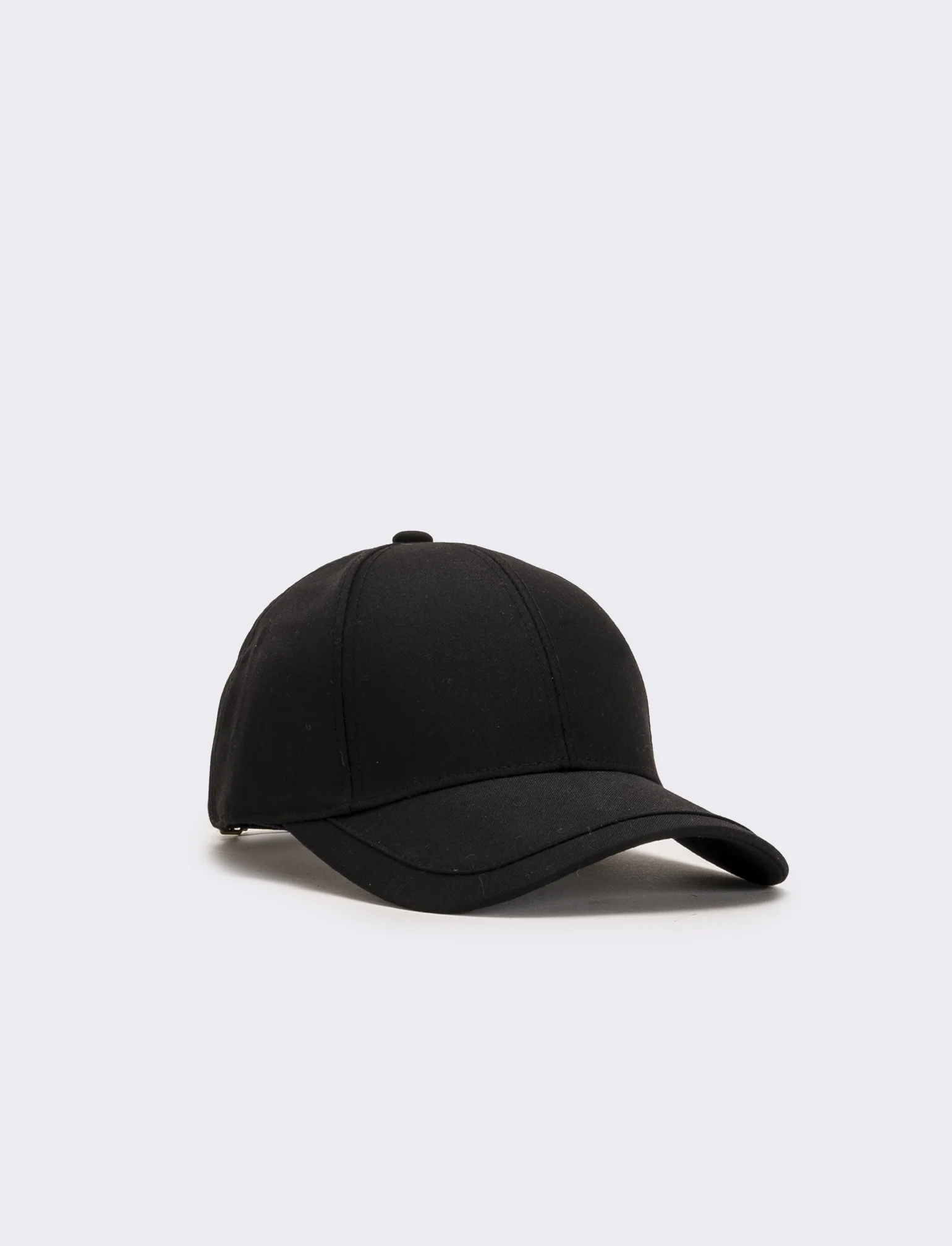 Cappello baseball in nylon con ricamo - Nero