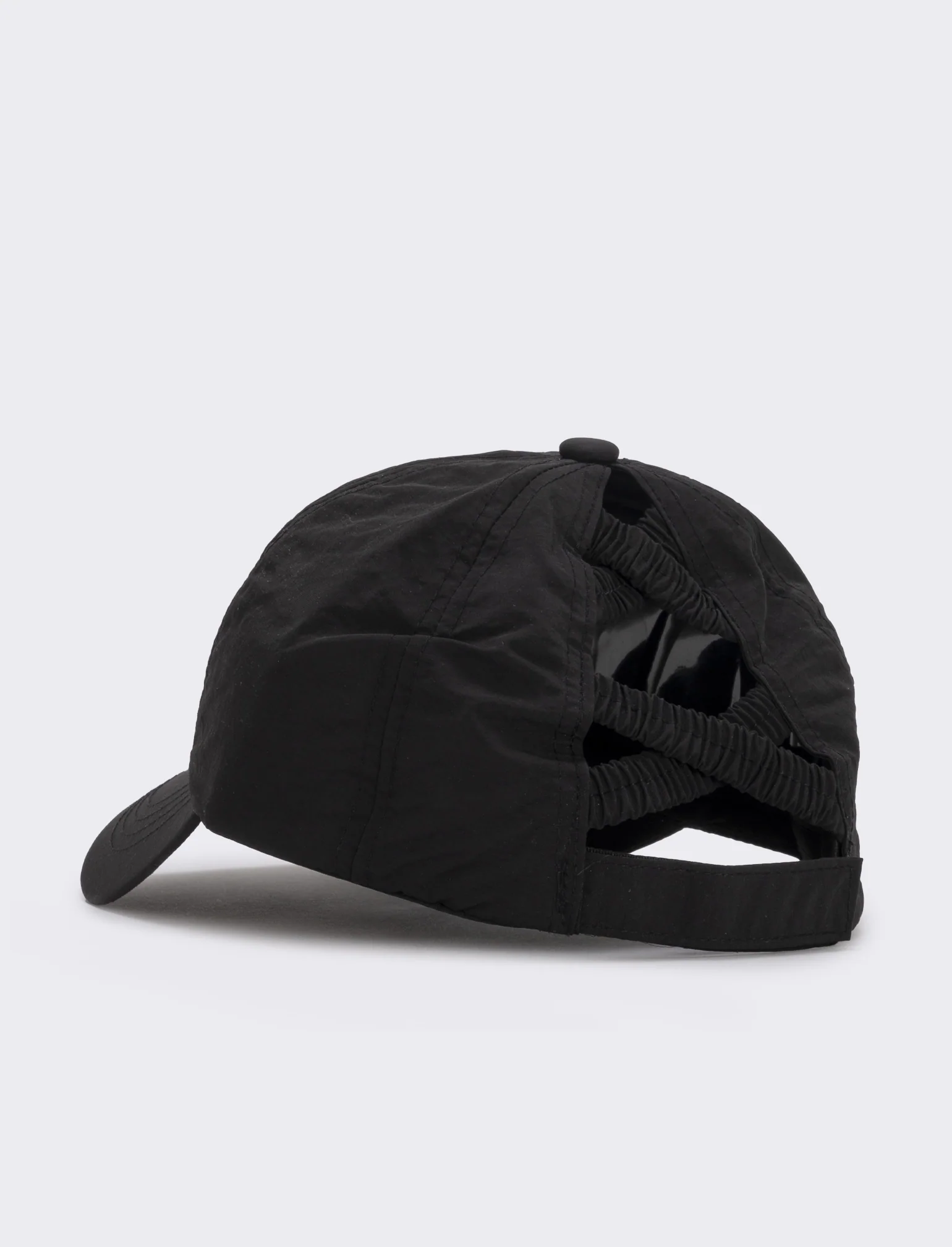 Cappello baseball tecnico aperto dietro - Nero - Image 2