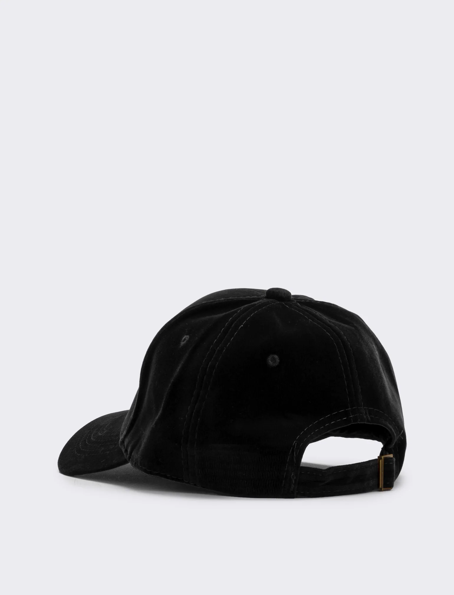 Cappello baseball velluto donna - Nero - Image 2