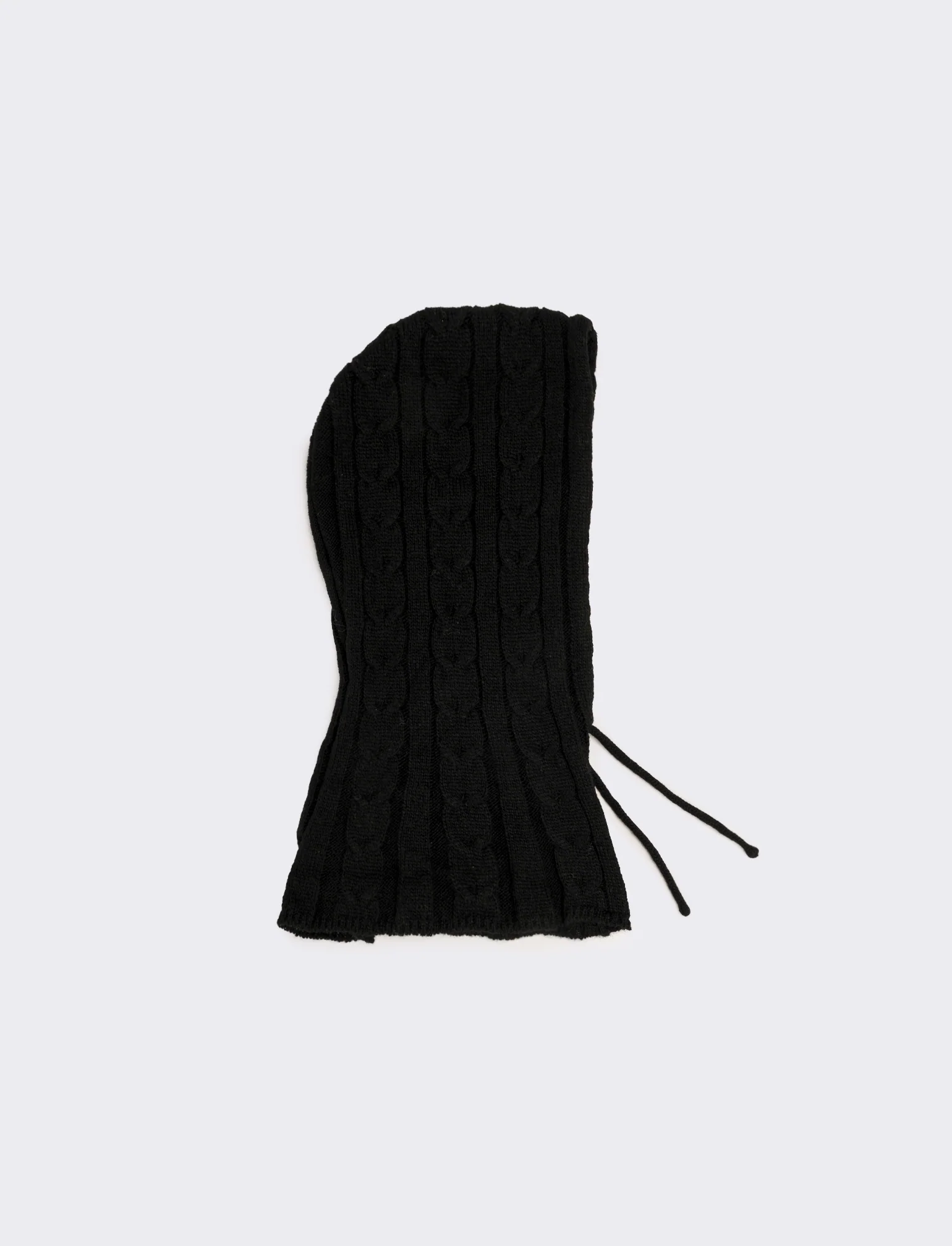 Cappello con collo modello balaclava - Nero - Image 2
