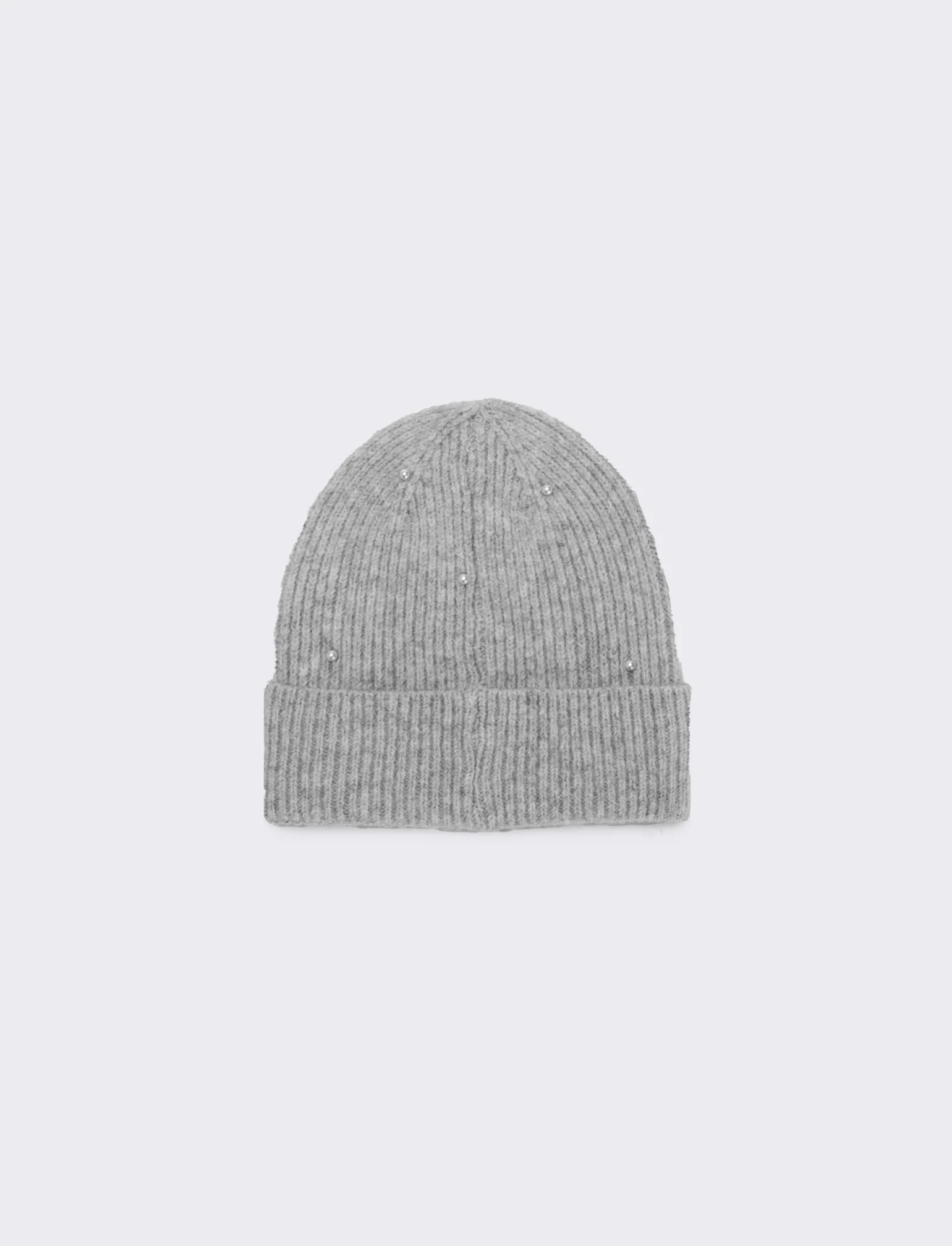 Cappello con fiocchetti in perle - Grigio - Image 2