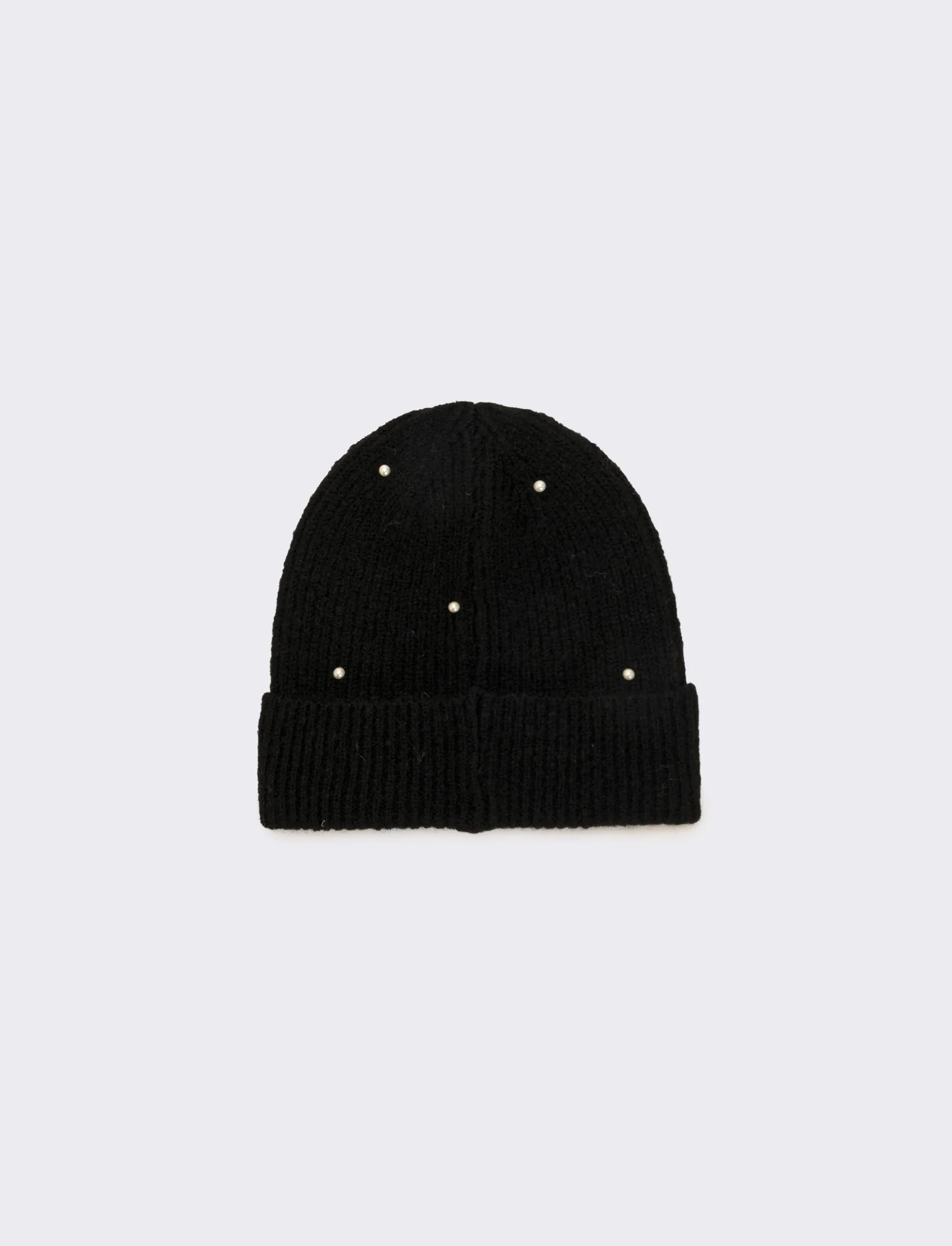 Cappello con fiocchetti in perle - Nero - Image 2