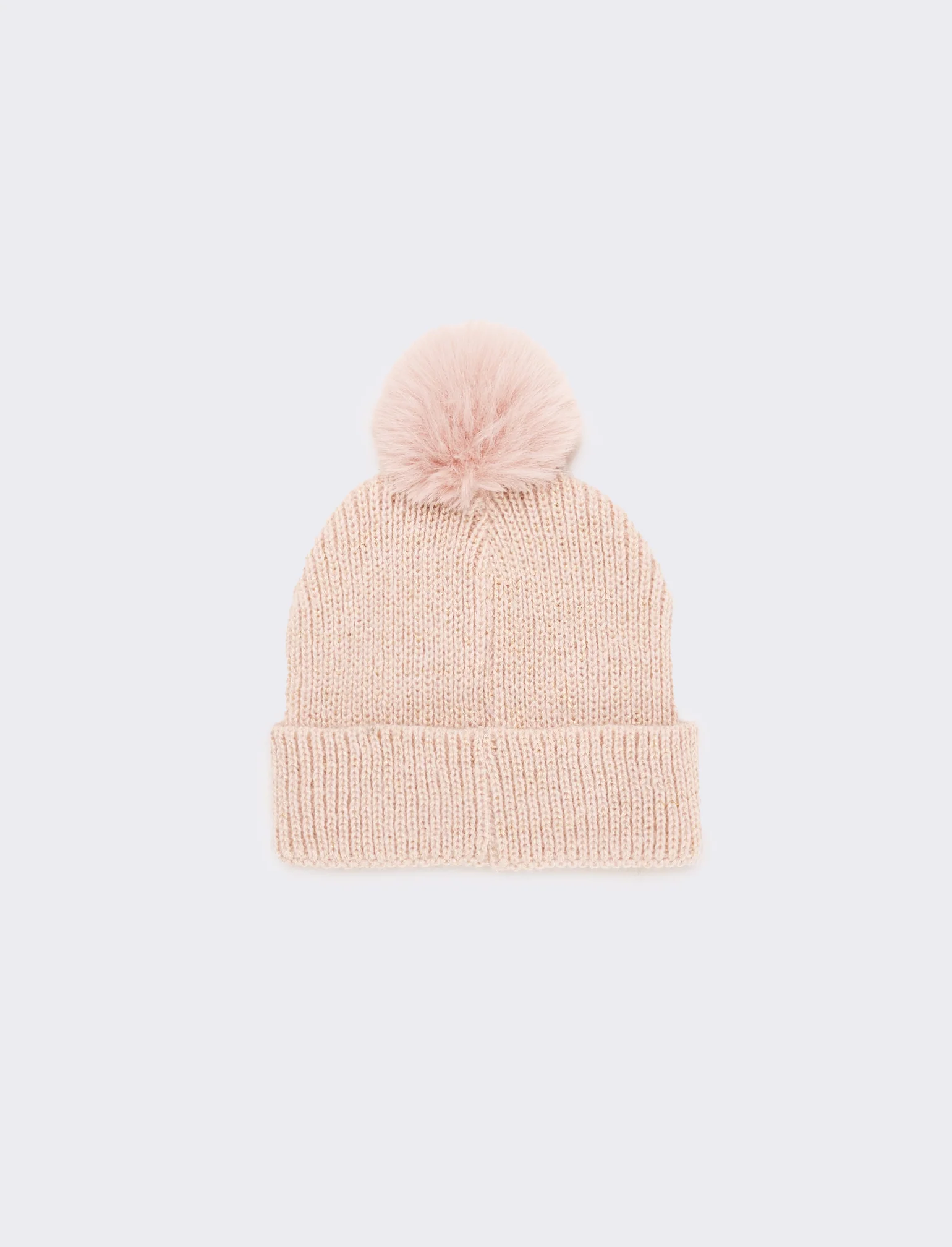 Cappello con risvolto con unicorno e pon pon - Rosa - Image 2