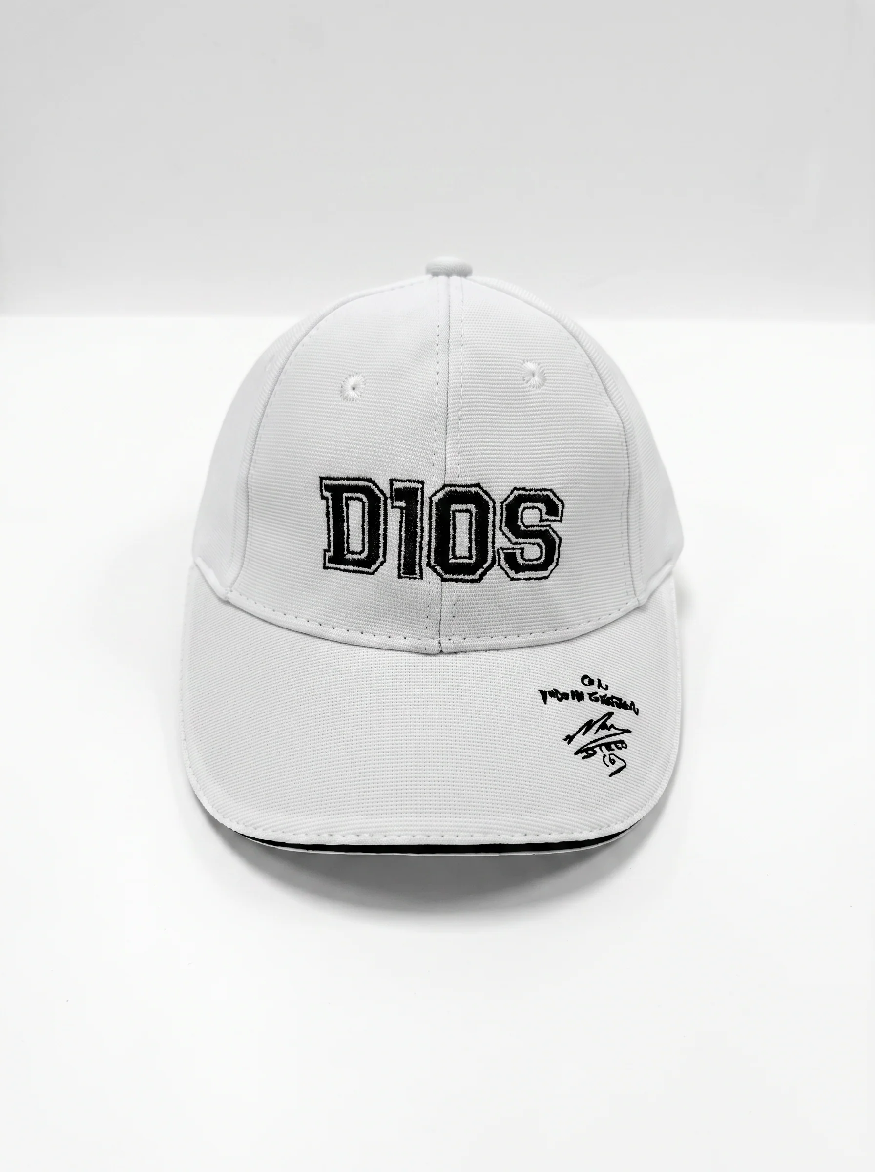 CAPPELLO CON VISIERA DIOS - Bianco-blu