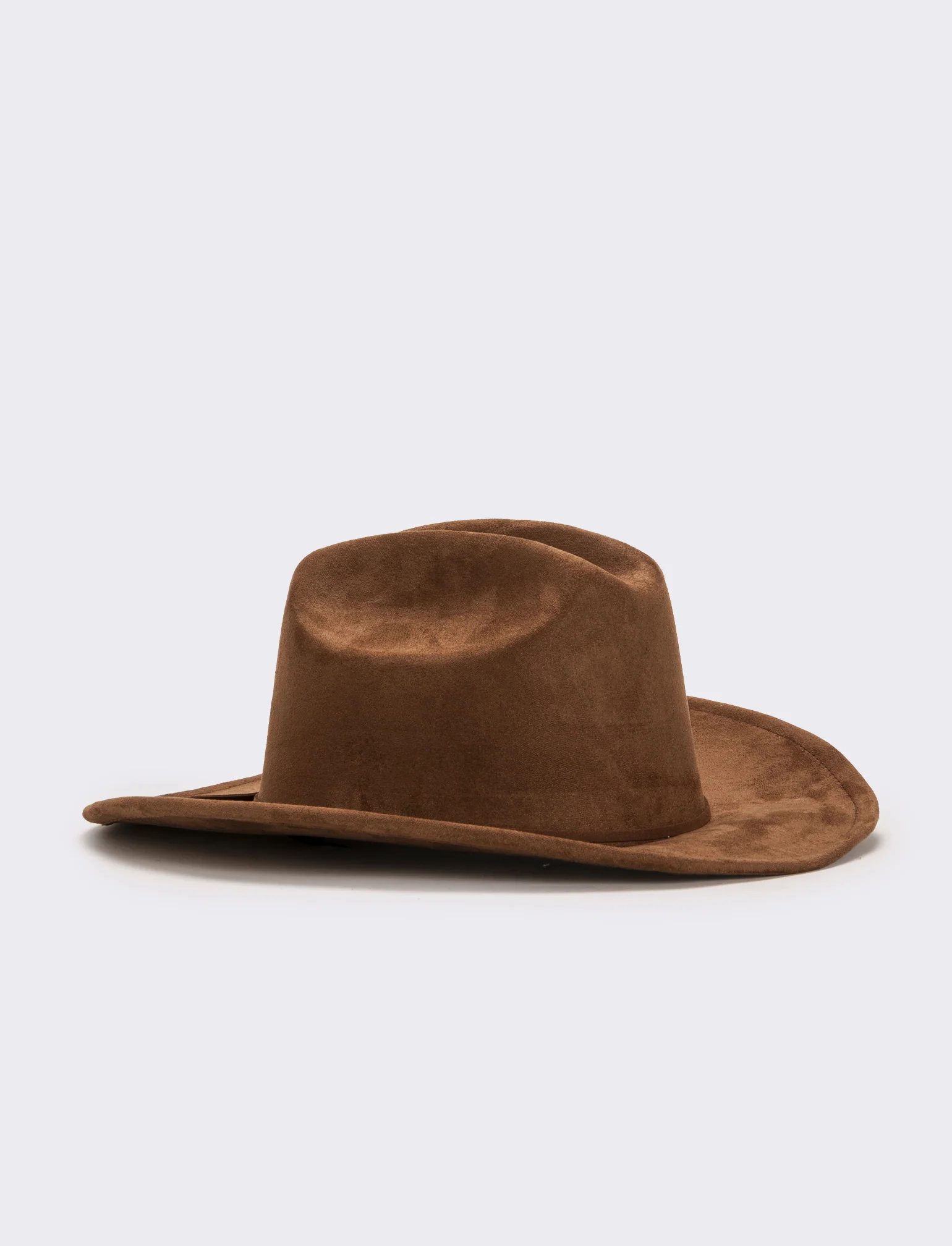 Cappello cowboy in dainetto donna - Marrone - Image 5