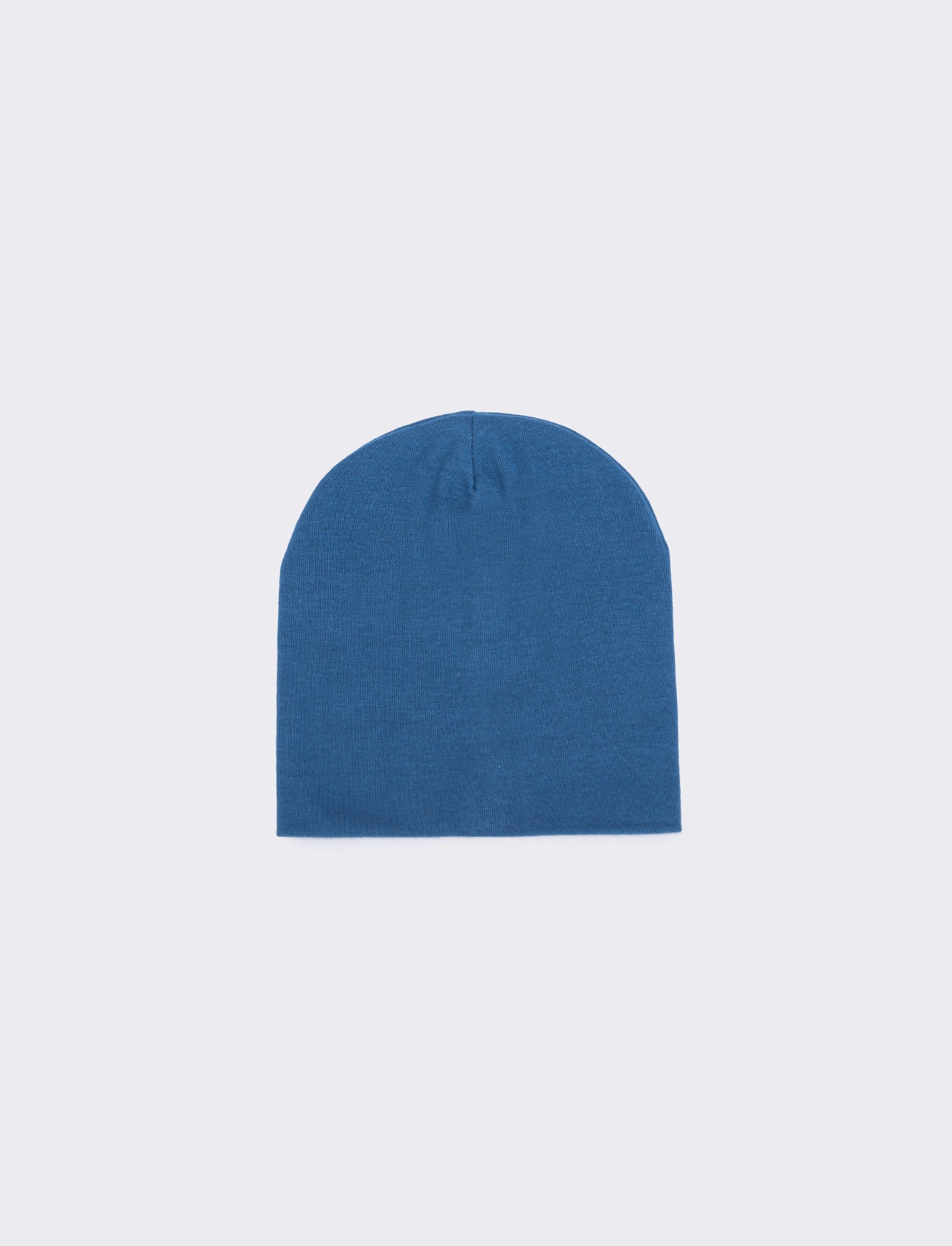 Cappello cuffia con costine eleganti - Blu