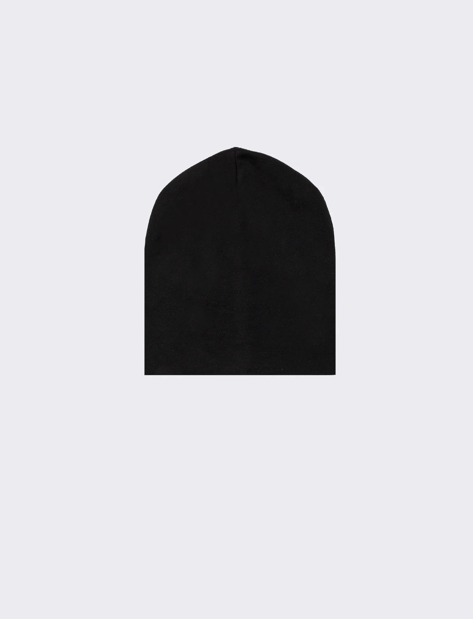 Cappello cuffia costine bambino - Nero