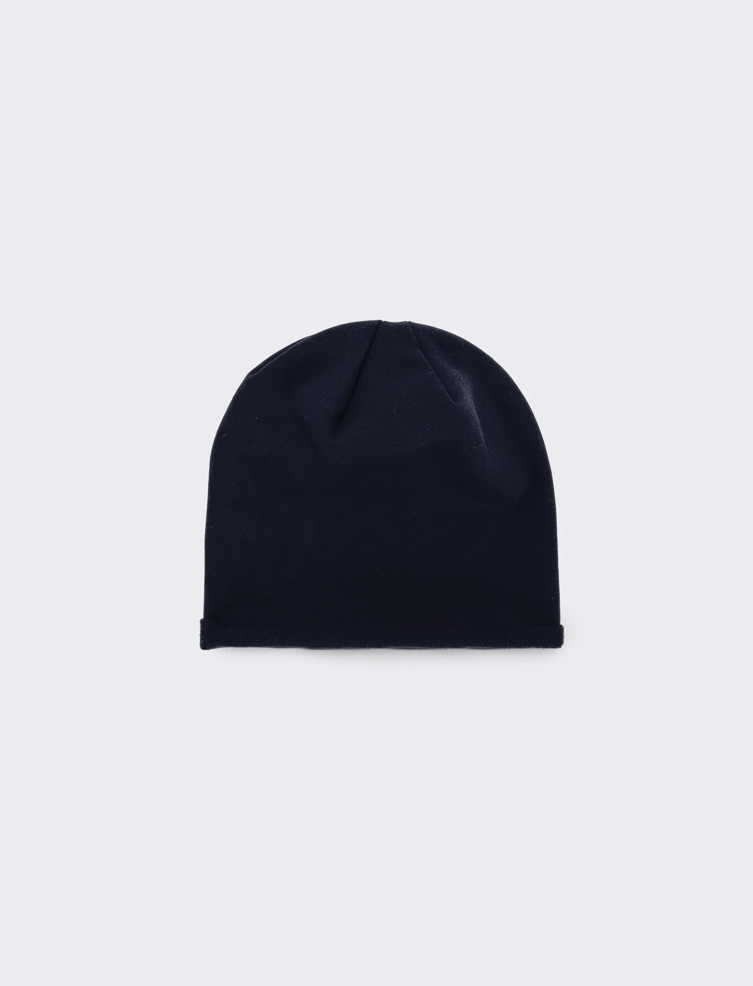 Cappello cuffia in french terry bambino - Blu