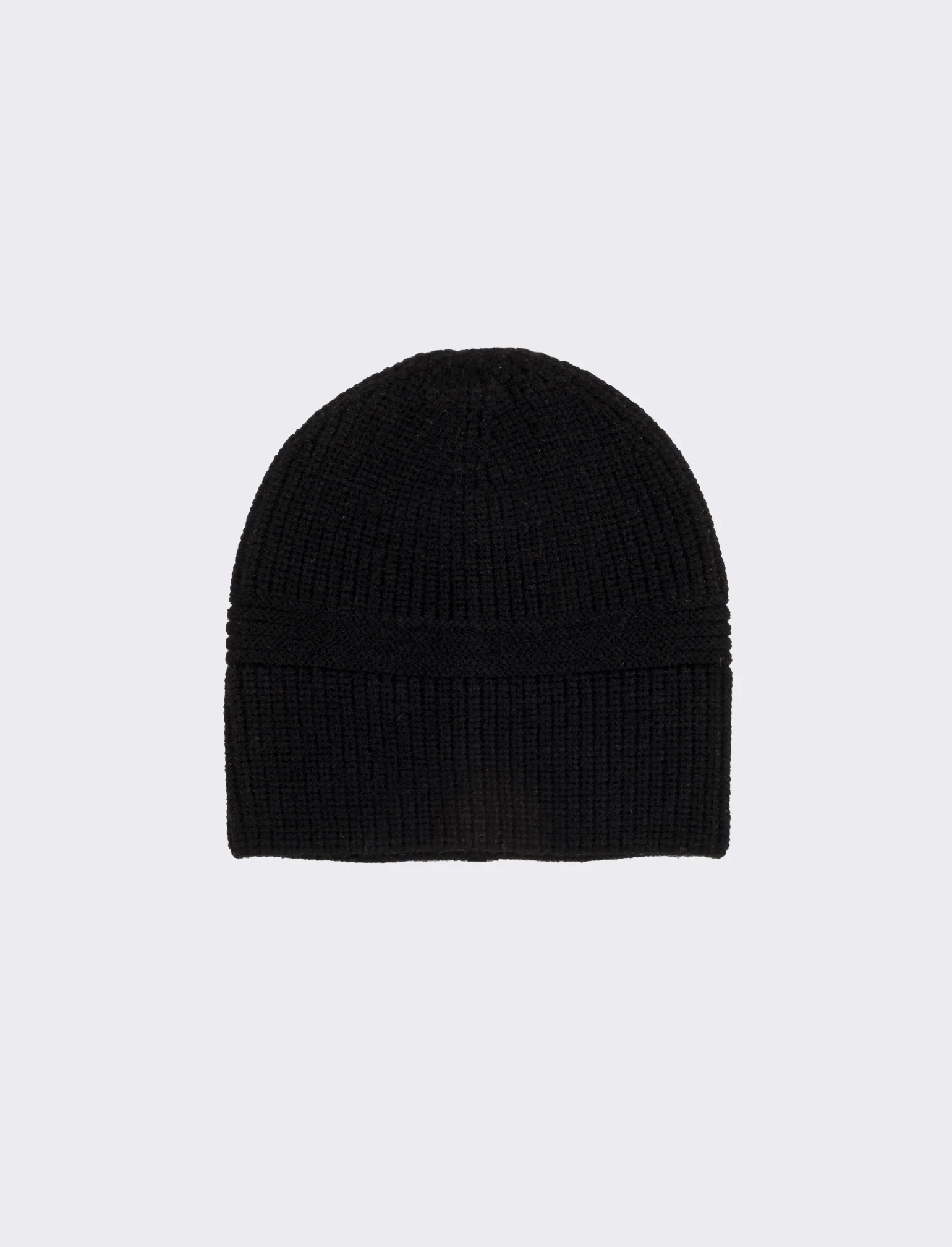 Cappello cuffia senza risvolto uomo - Nero