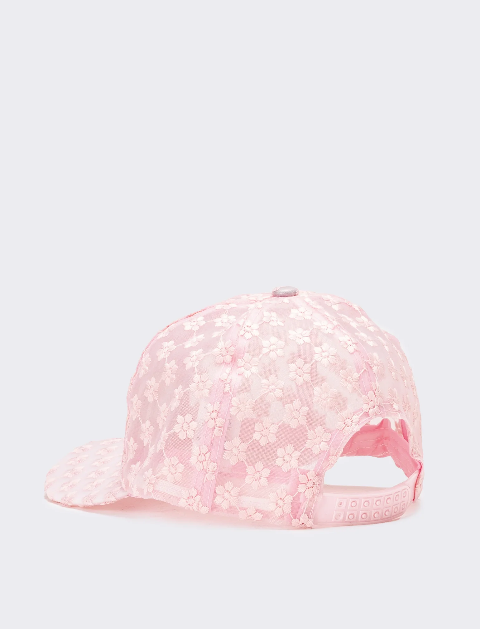 Cappello donna baseball margherite regolabile trasparente - Rosa - Image 2