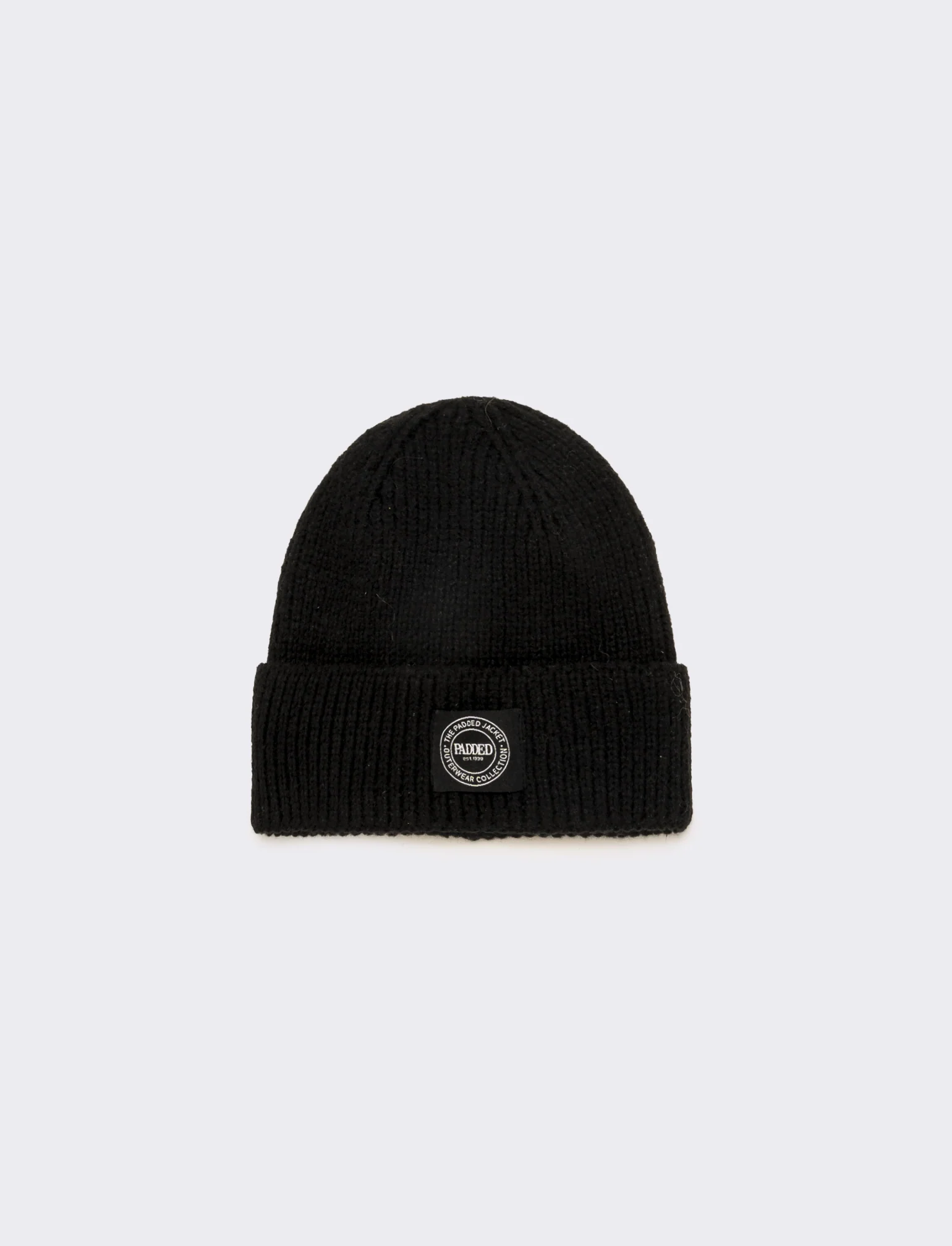 Cappello donna costine con risvolto - Nero
