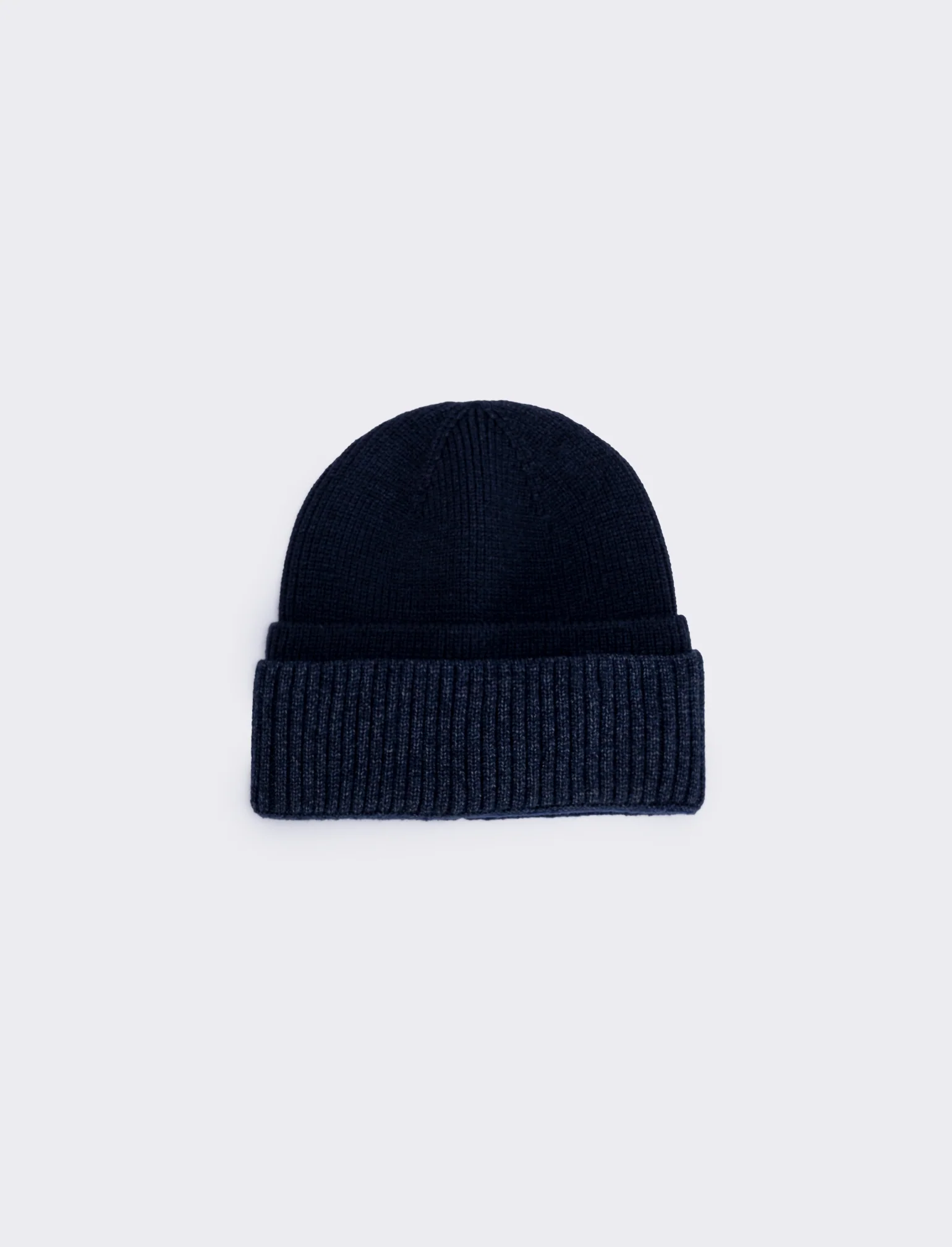 Cappello doppio risvolto per uomo - Blu