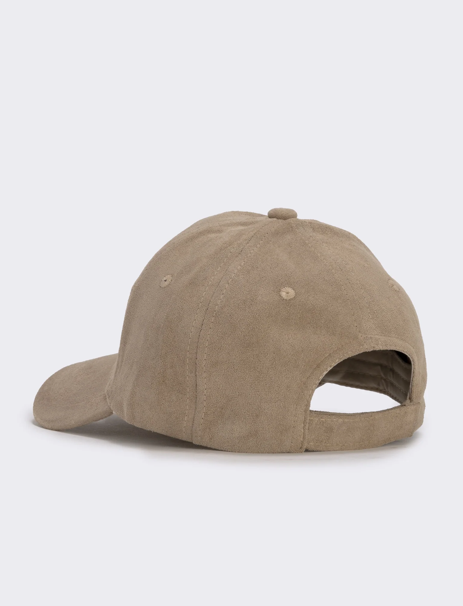 Cappello in suede per uomo baseball - Beige - Image 2