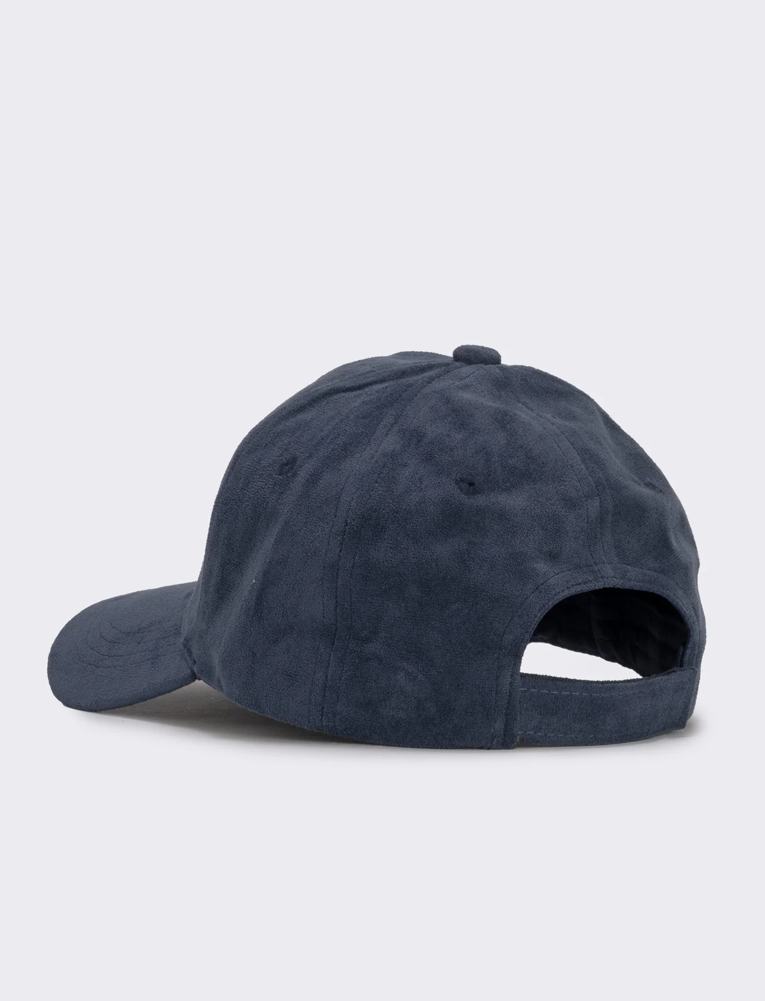 Cappello in suede per uomo baseball - Blu - Image 2
