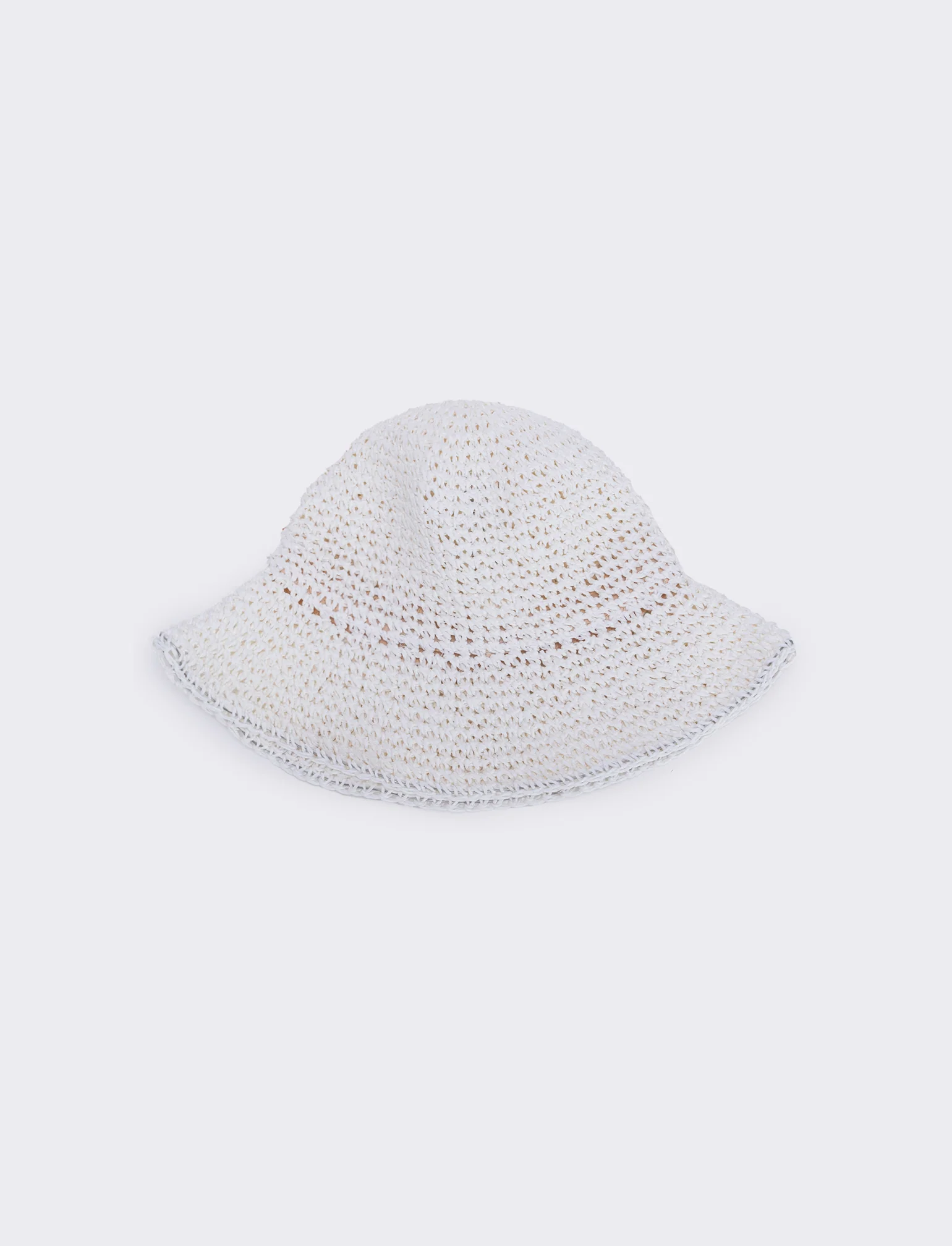 Cappello Pescatore in Paglia - Bianco