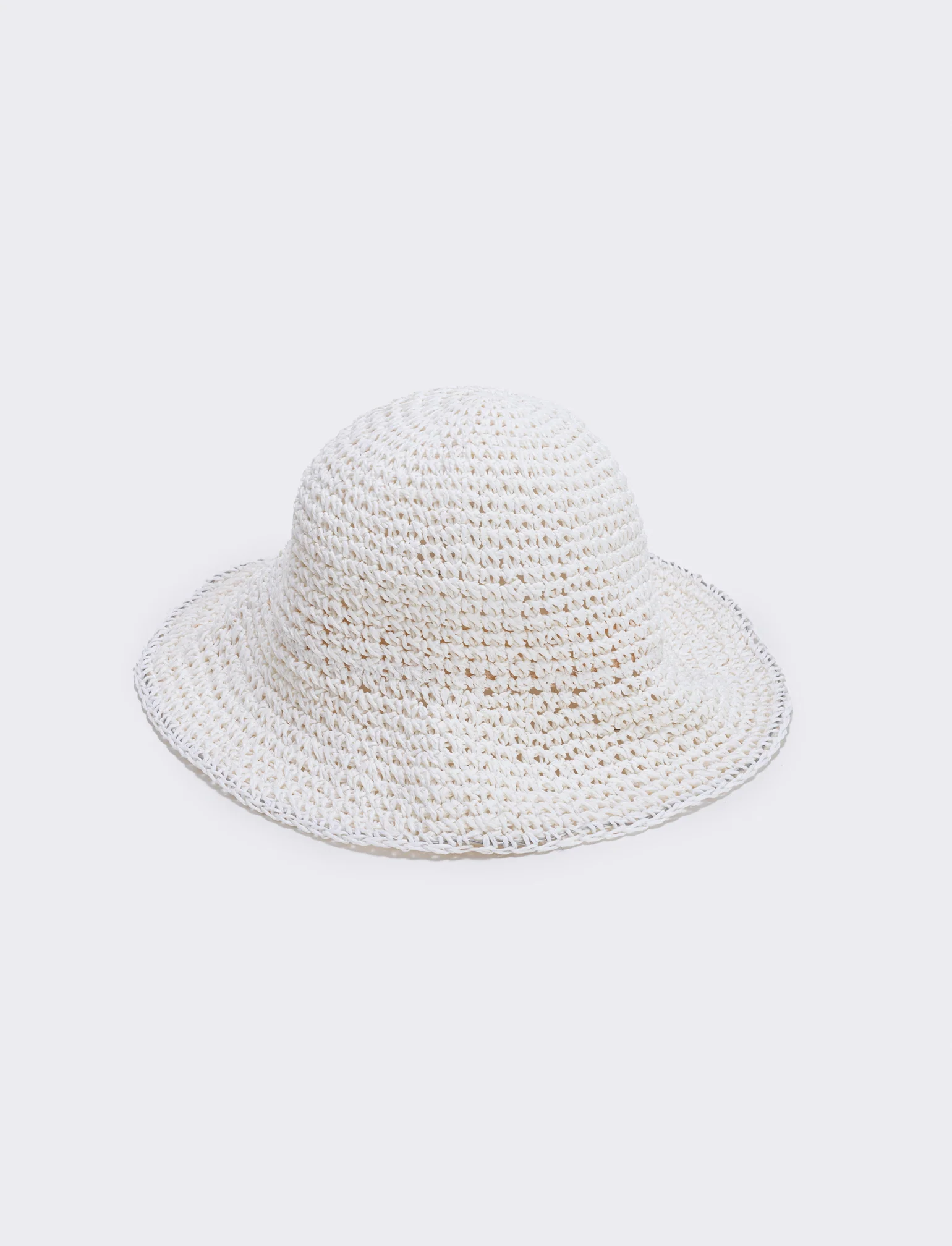 Cappello Pescatore in Paglia - Bianco - Image 2