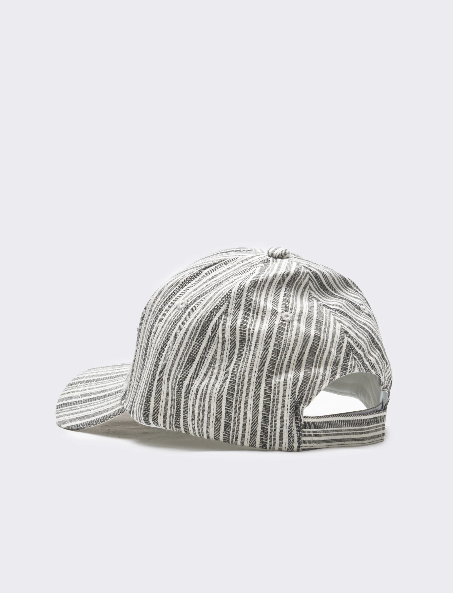 Cappello uomo baseball righine regolabile - Nero - Image 2