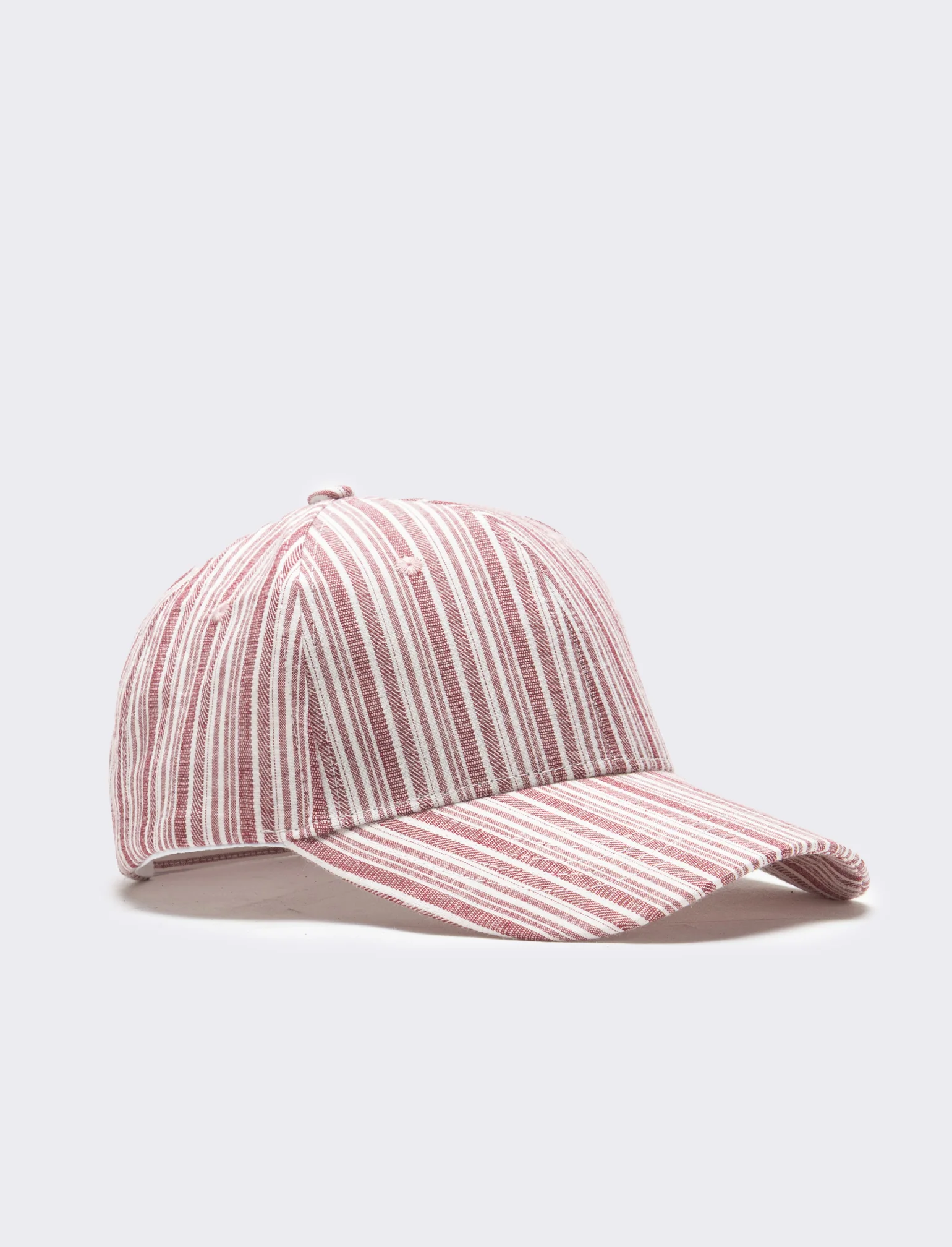 Cappello uomo baseball righine regolabile - Rosso