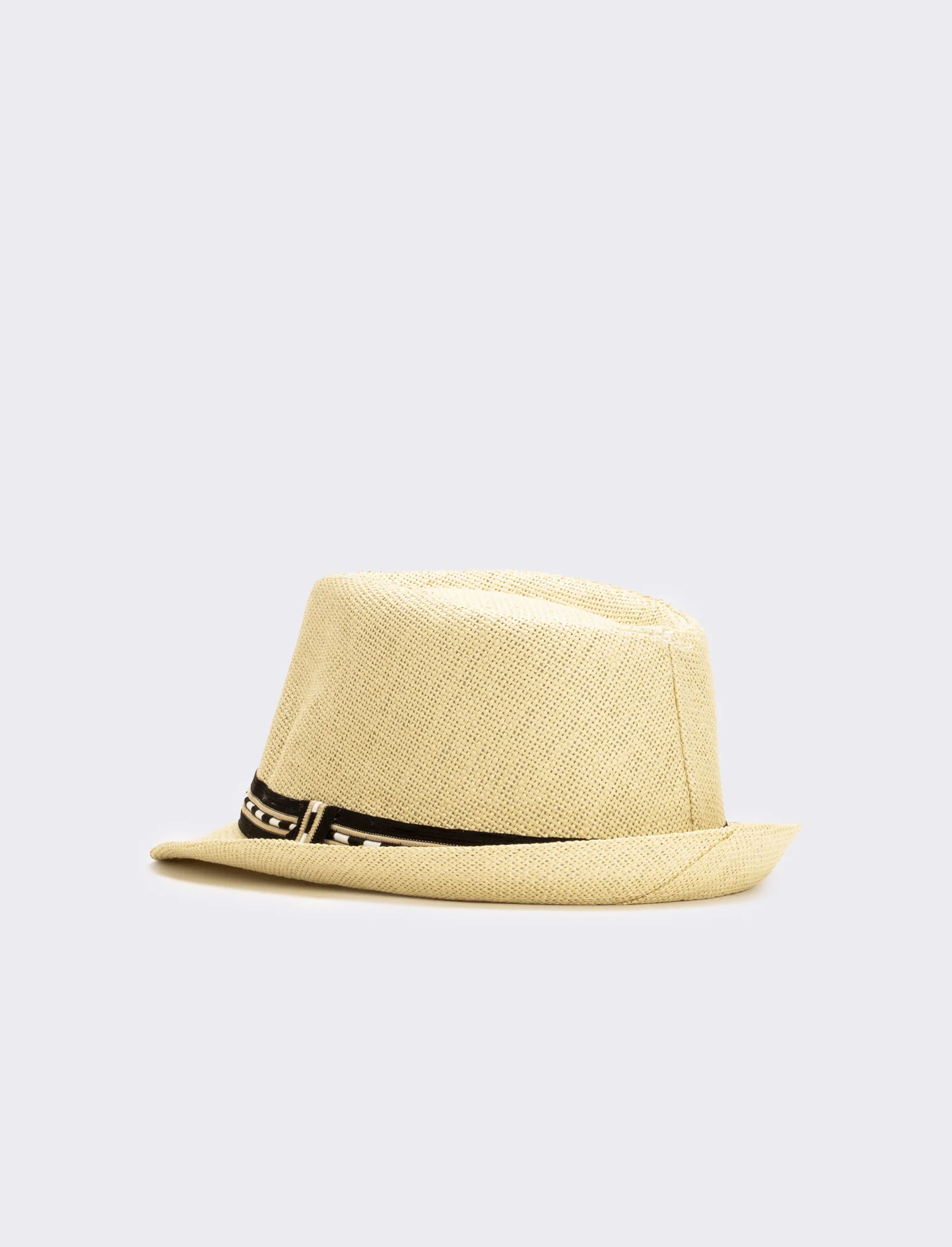 Cappello uomo borsalino paglia - Beige - Image 2