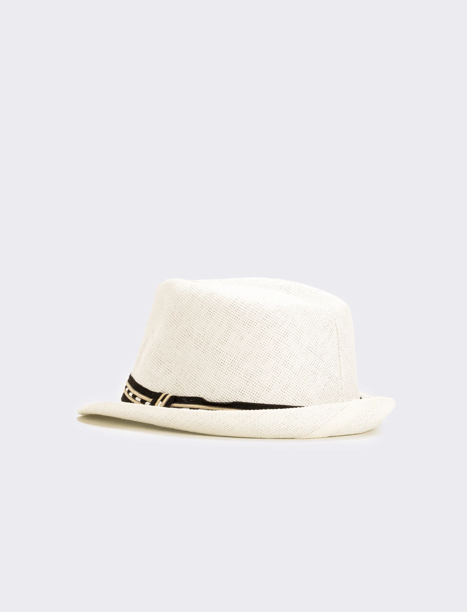 Cappello uomo borsalino paglia - Bianco natural - Image 2