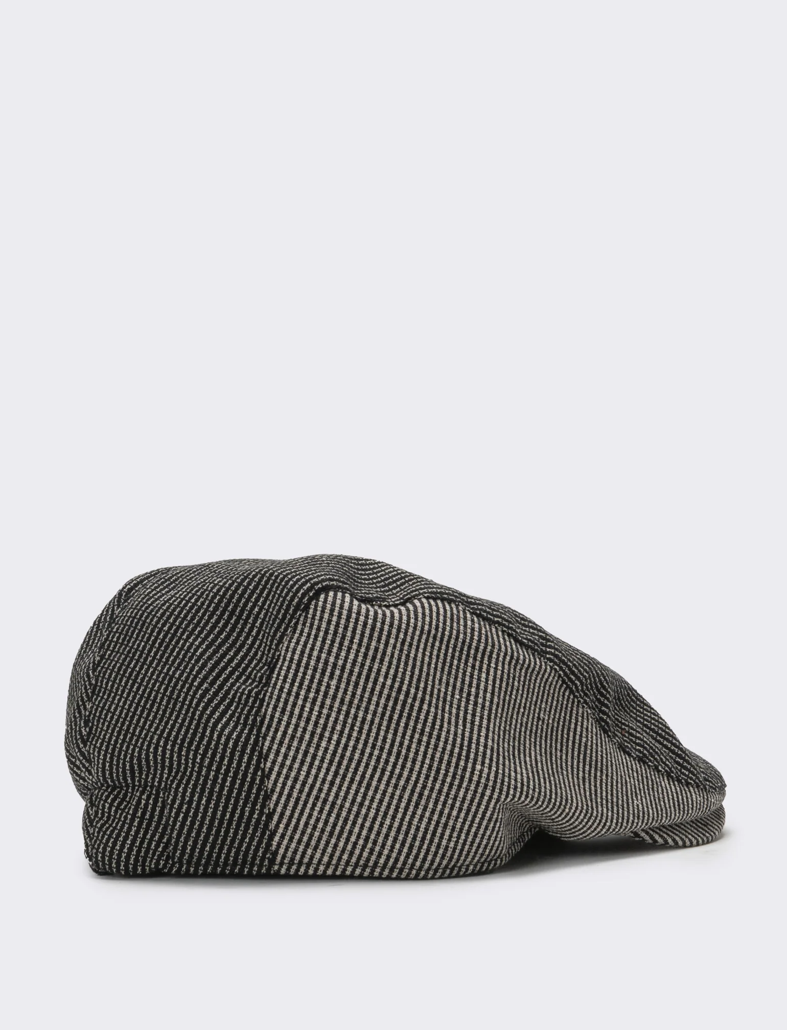 Cappello uomo coppola micro quadretti - Nero - Image 2