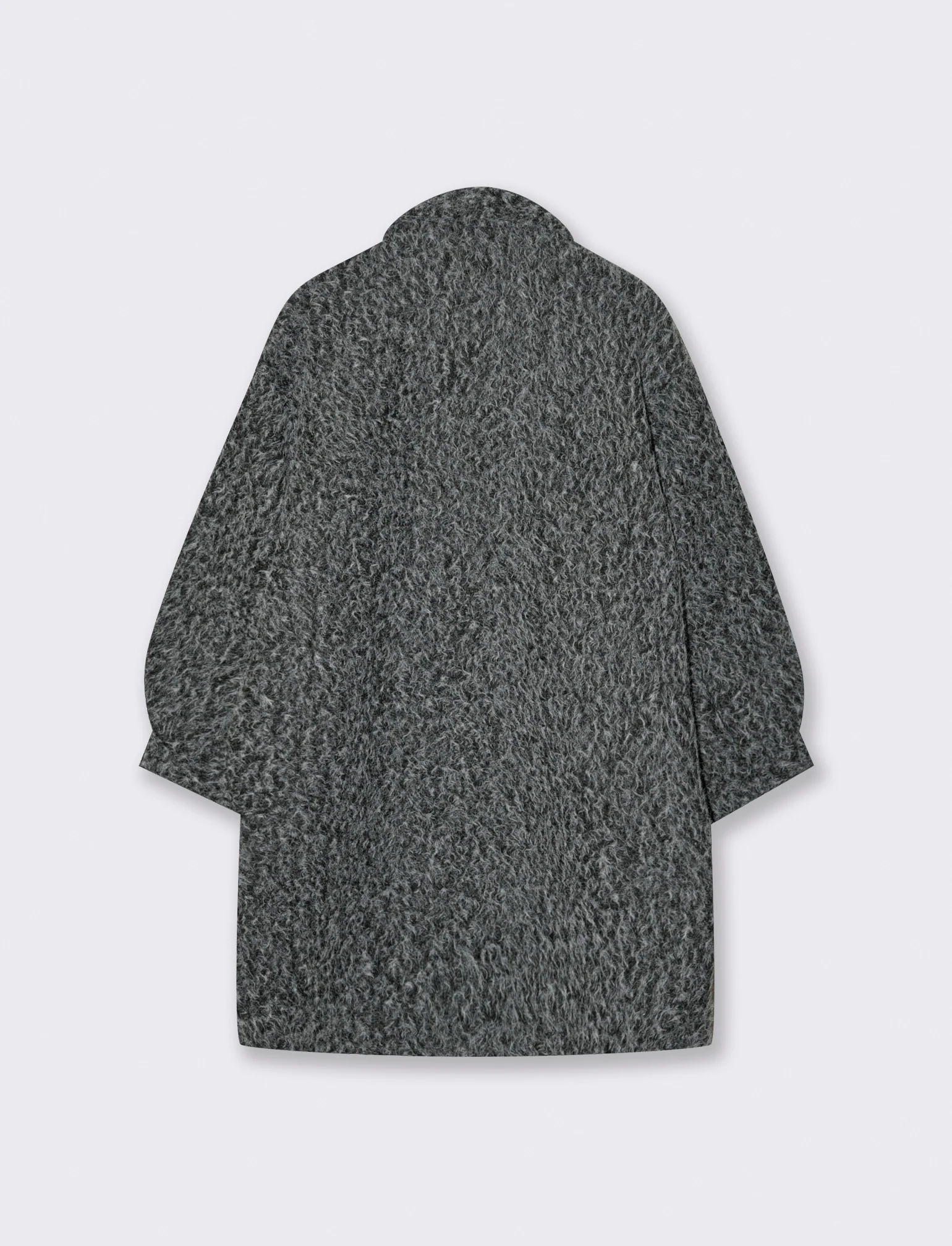 CAPPOTTINO CON MANICHE A 3/4 - Grigio - Image 4