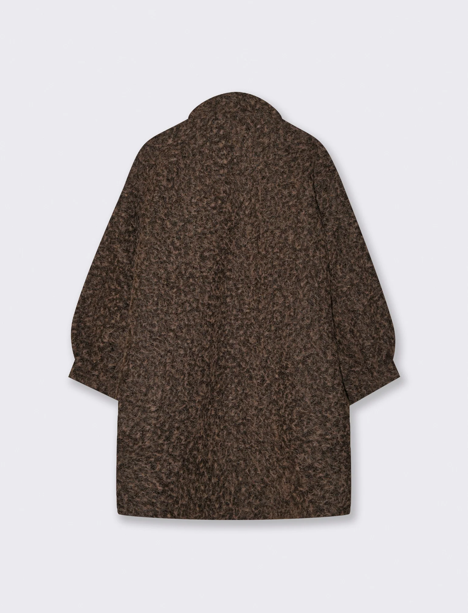 CAPPOTTINO CON MANICHE A 3/4 - Moro - Image 4