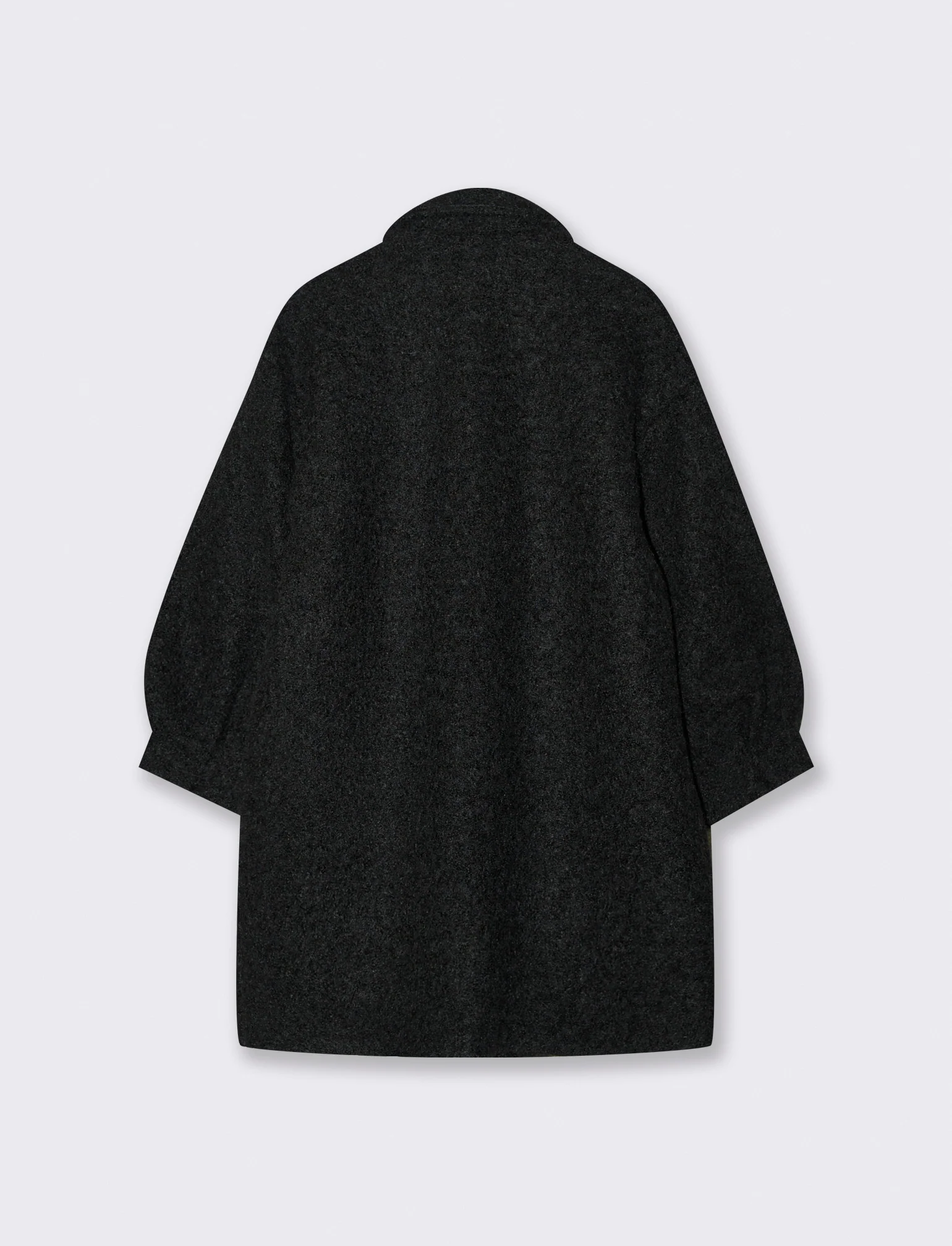 CAPPOTTINO CON MANICHE A 3/4 - Nero - Image 3