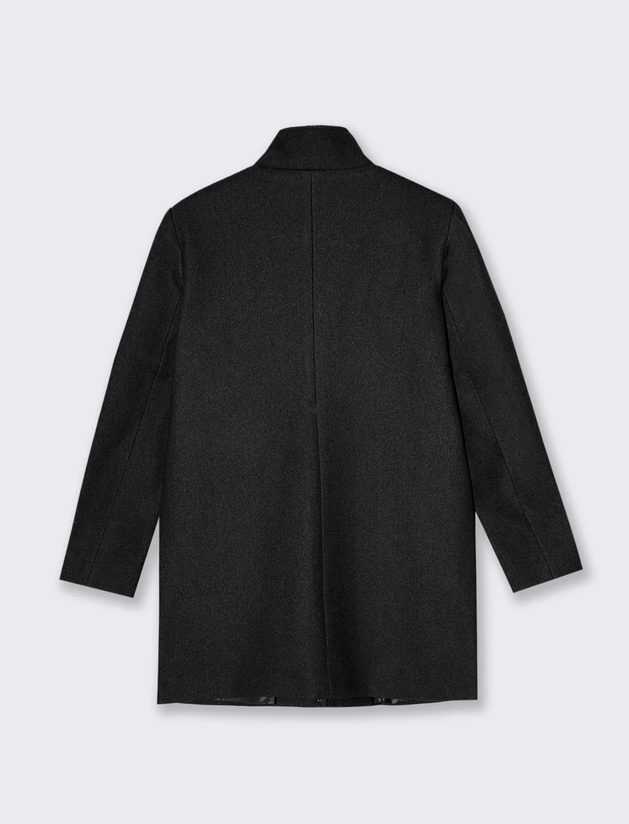 CAPPOTTO COLLO ALTO - Nero - Image 2